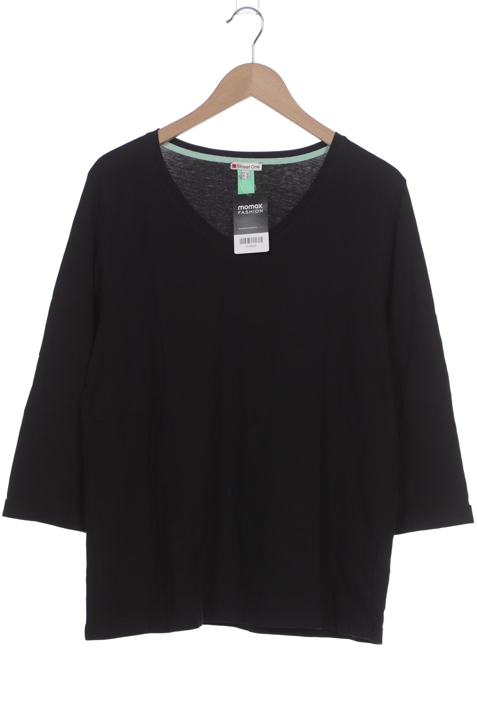 

Street One Damen Langarmshirt, schwarz, Gr. 46