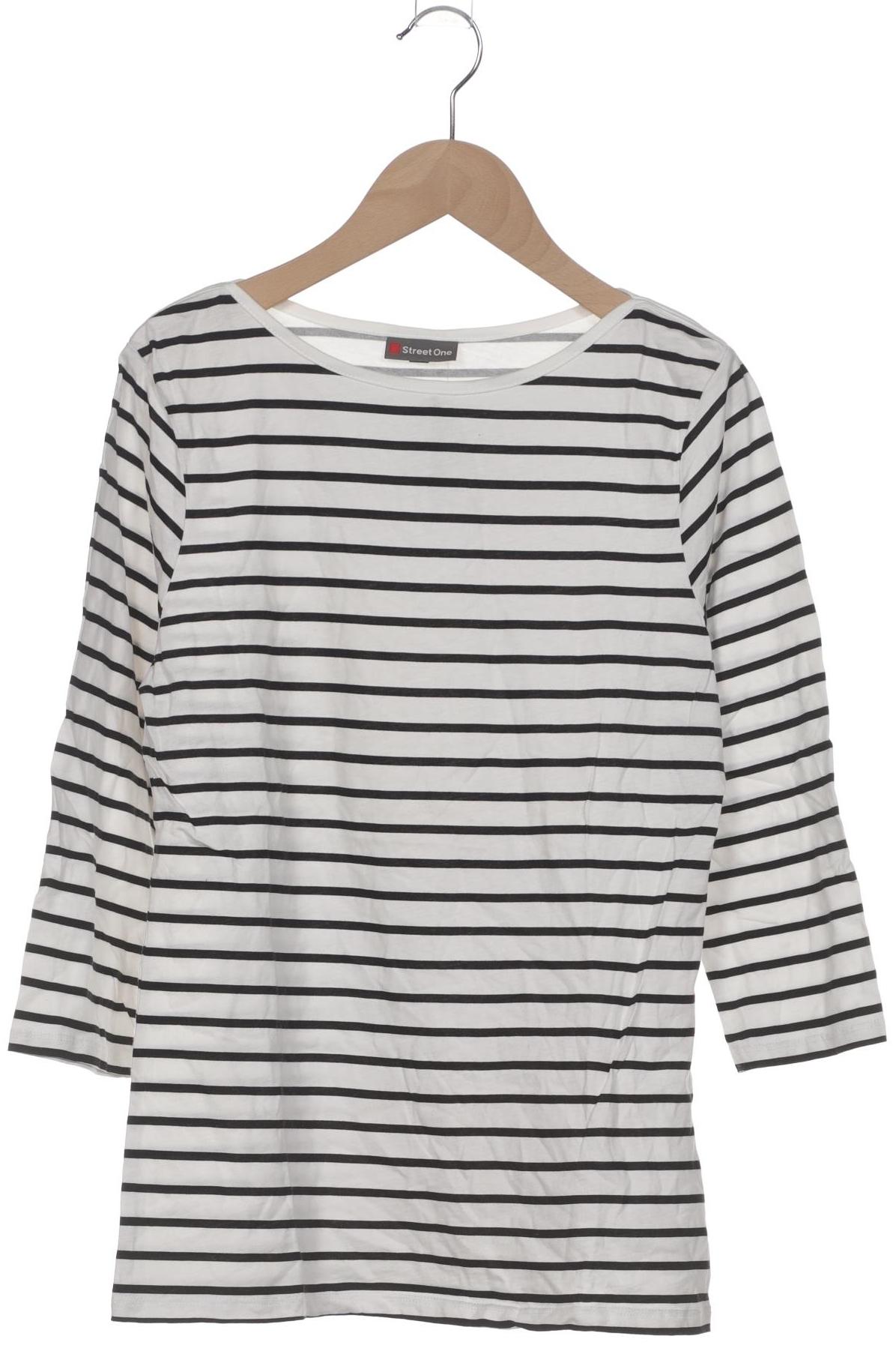 

Street One Damen Langarmshirt, weiß, Gr. 38