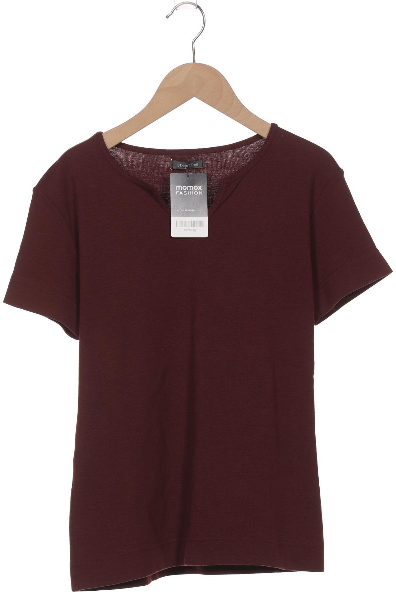 

Street One Damen T-Shirt, bordeaux, Gr. 34