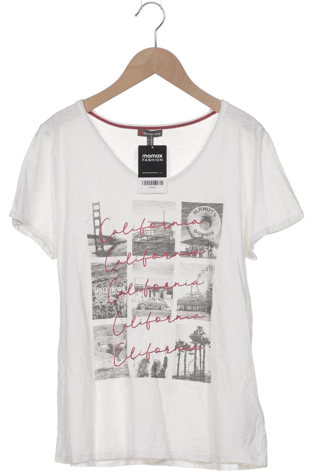 

Street One Damen T-Shirt, weiß, Gr. 40