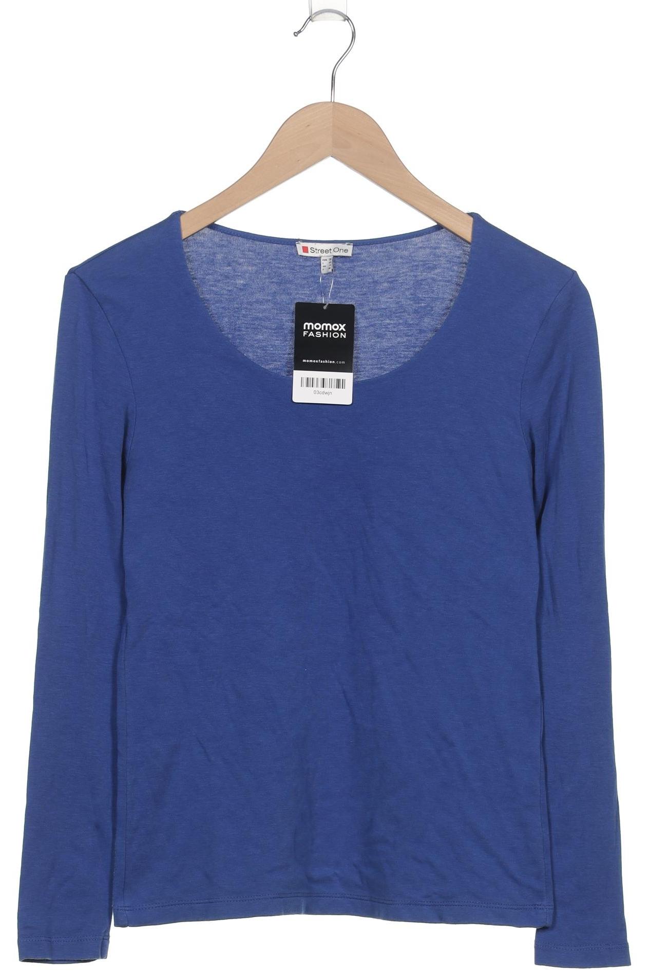 

Street One Damen Langarmshirt, blau, Gr. 36