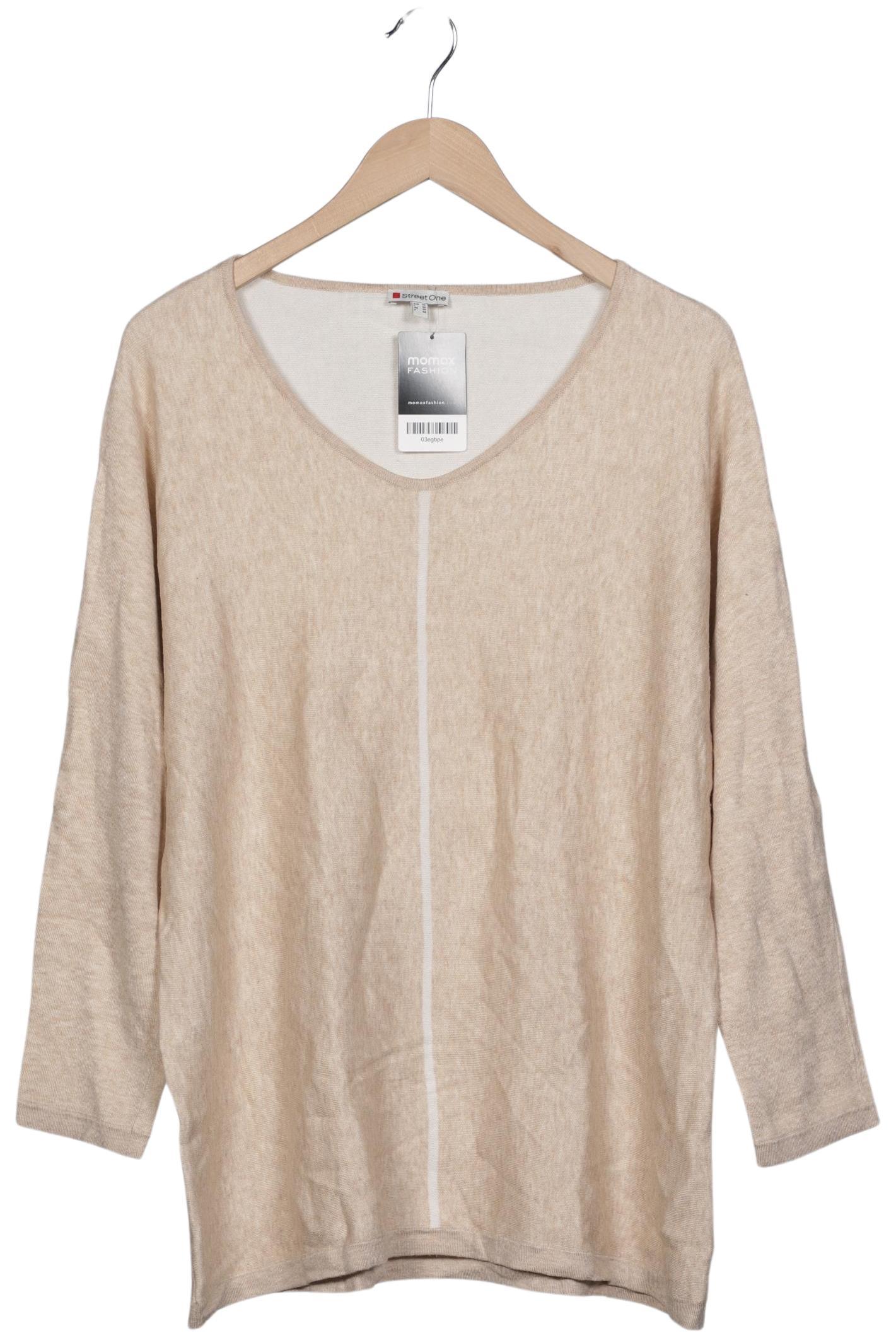 

Street One Damen Pullover, beige, Gr. 46