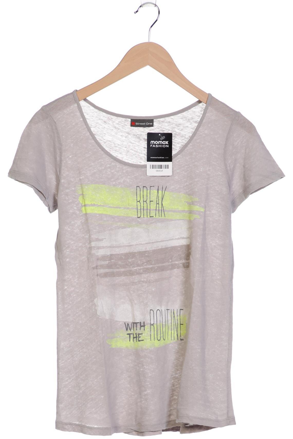 

Street One Damen T-Shirt, grau, Gr. 38