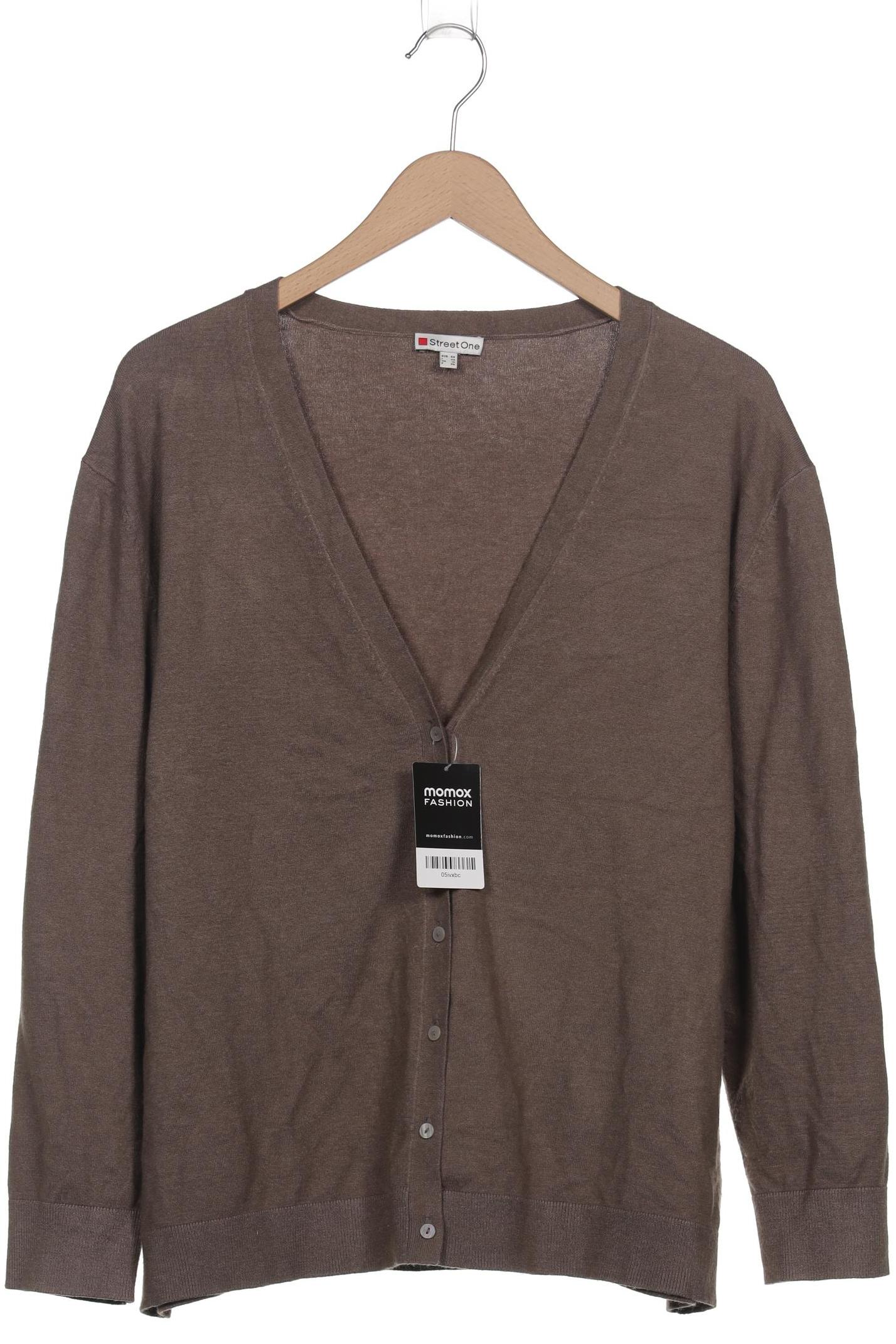 

Street One Damen Strickjacke, braun, Gr. 44