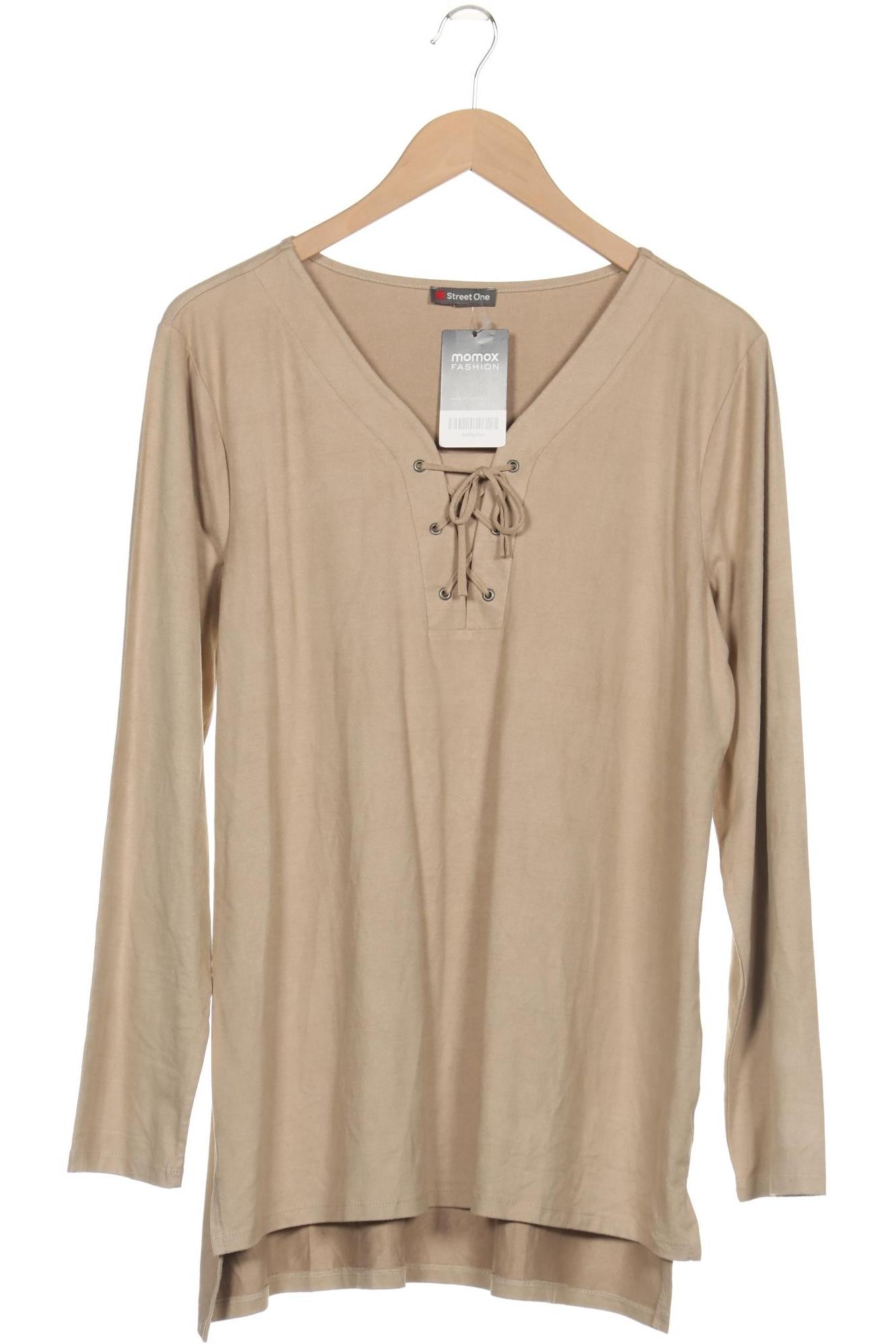 

Street One Damen Langarmshirt, beige, Gr. 44