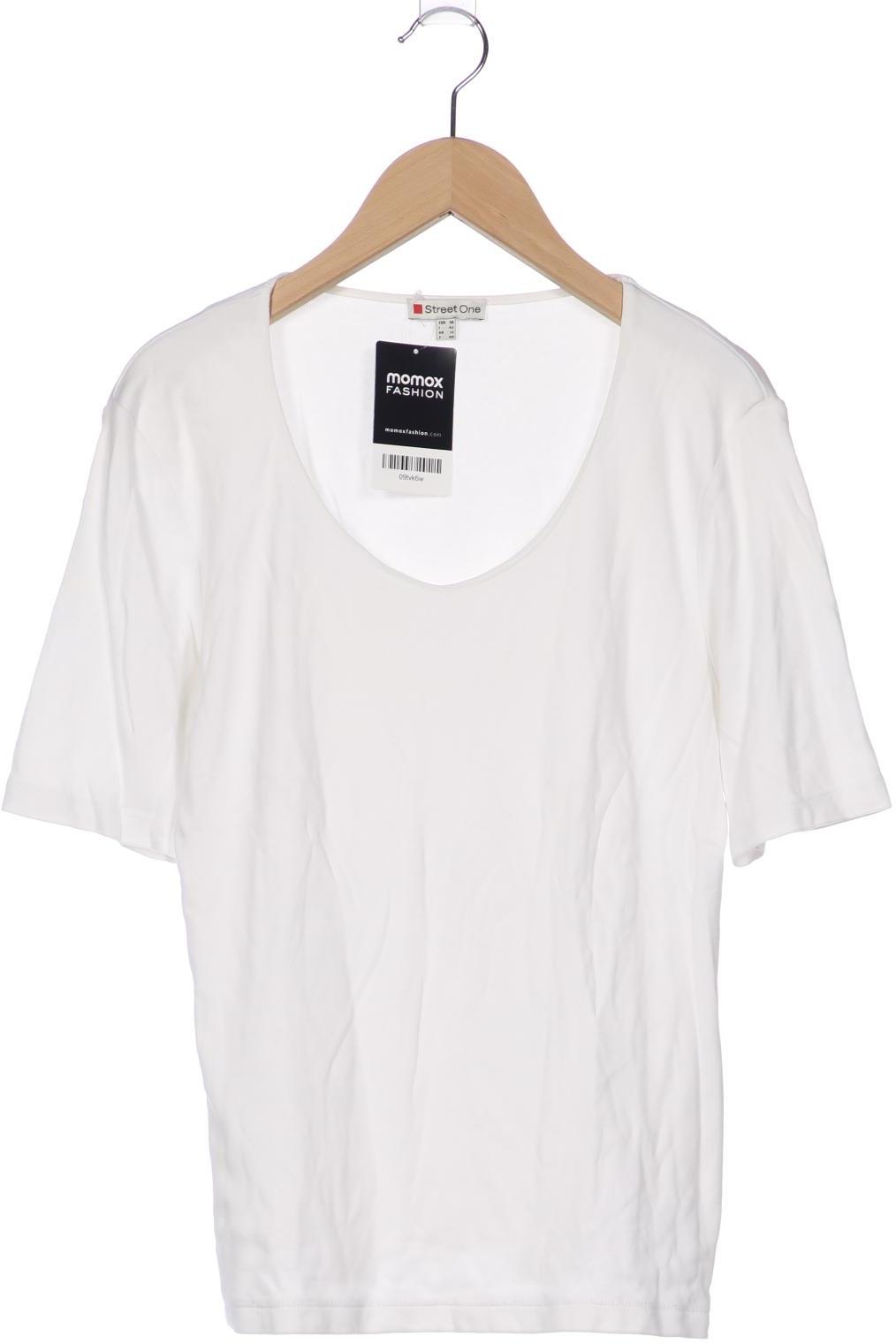 

Street One Damen T-Shirt, weiß, Gr. 38