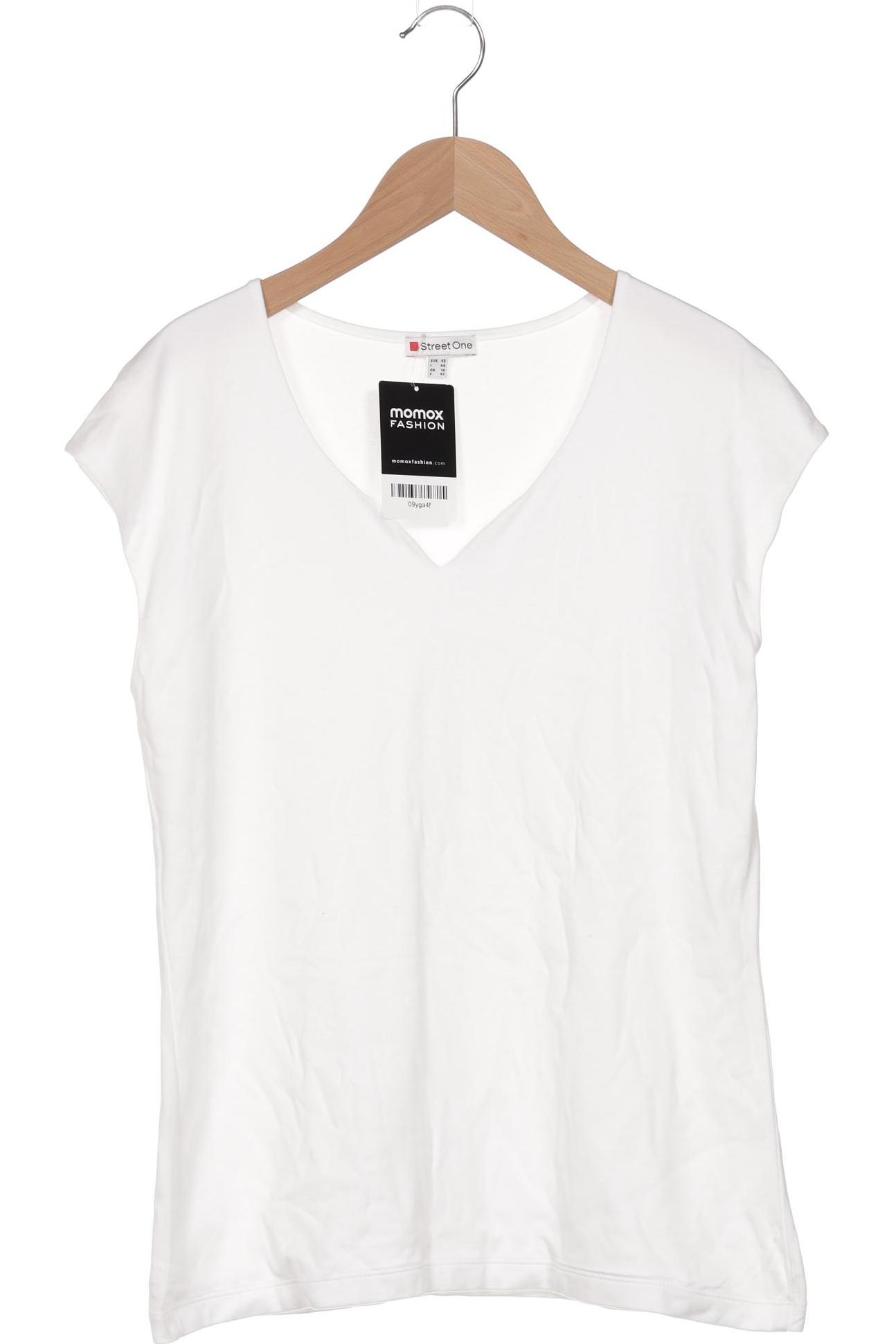 

Street One Damen T-Shirt, weiß, Gr. 40