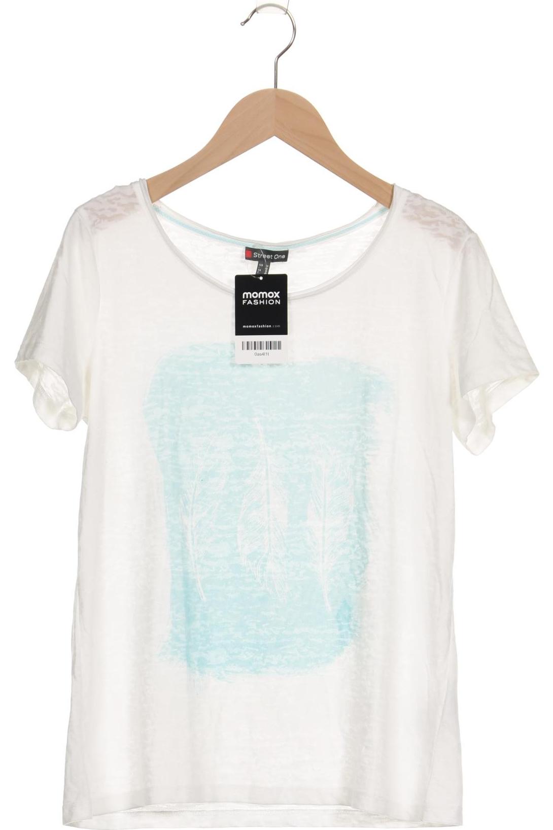 

Street One Damen T-Shirt, weiß, Gr. 38