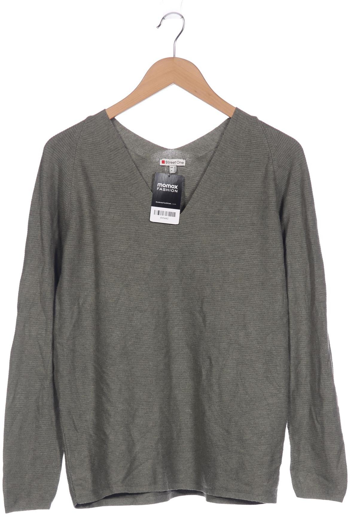 

Street One Damen Pullover, grün, Gr. 36