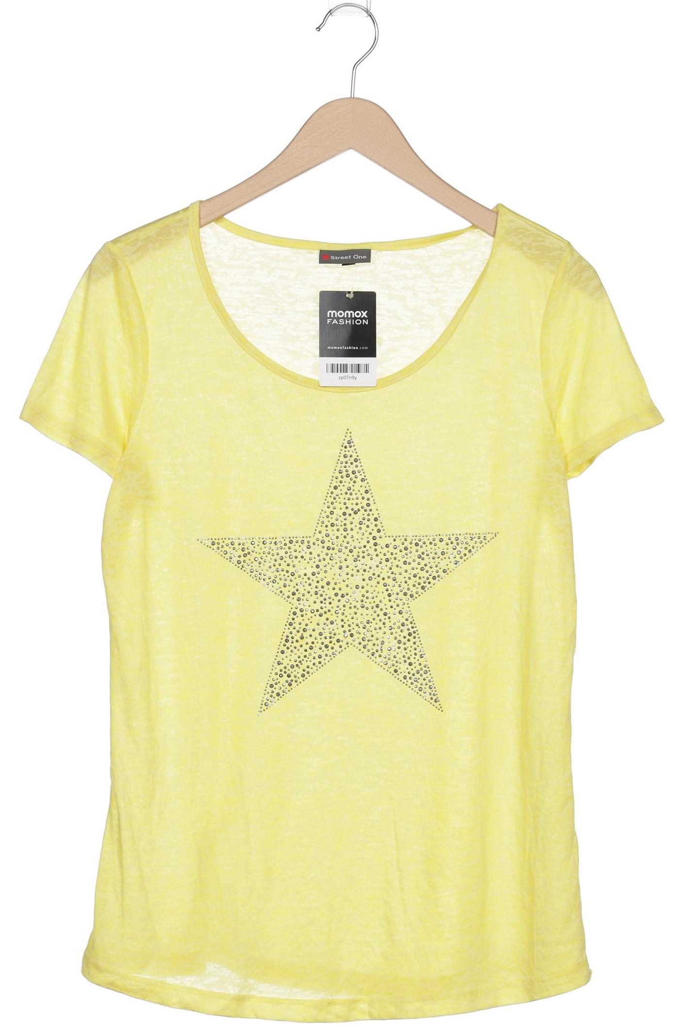 

Street One Damen T-Shirt, gelb, Gr. 42