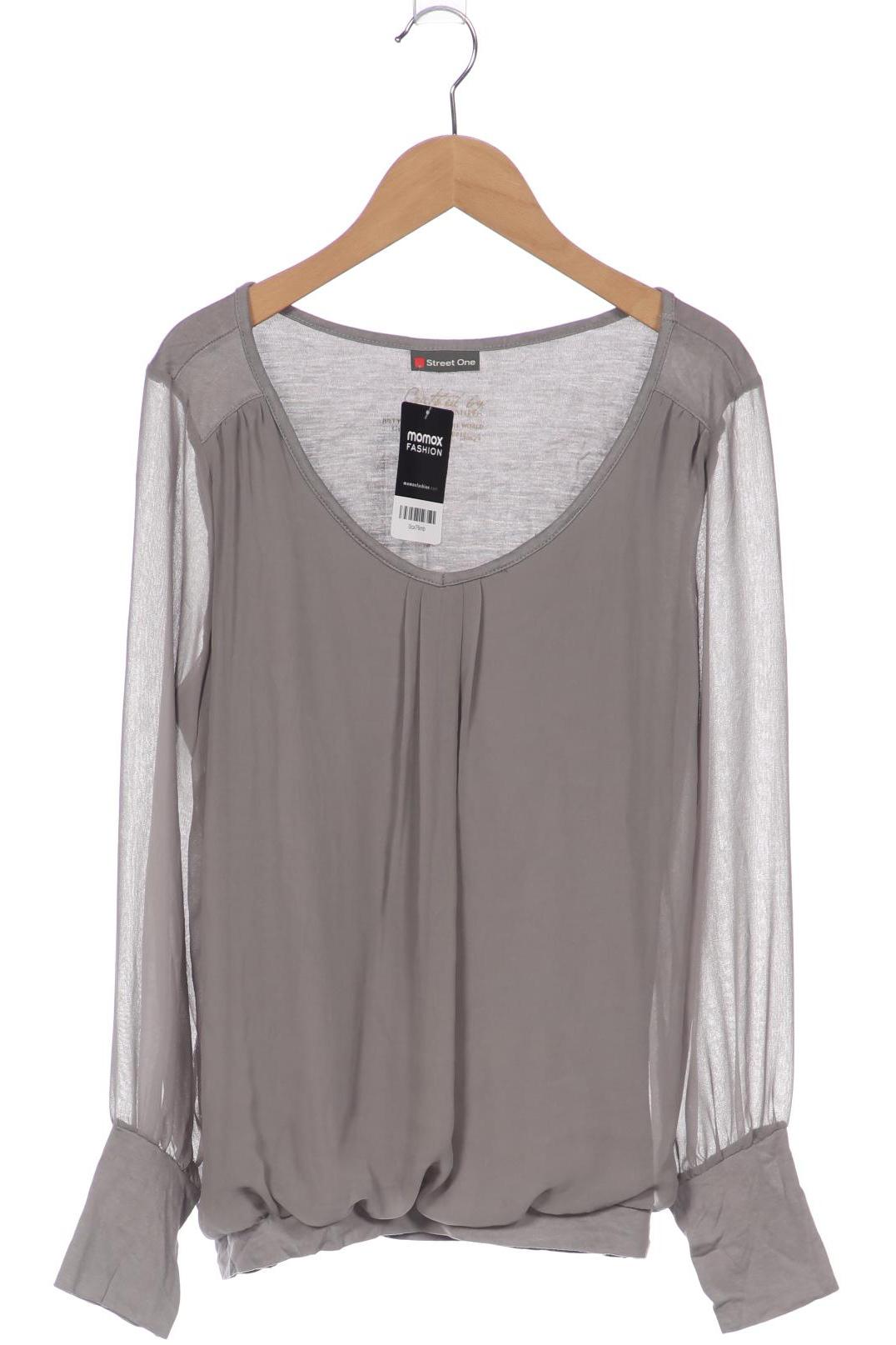 

Street One Damen Langarmshirt, grau, Gr. 38