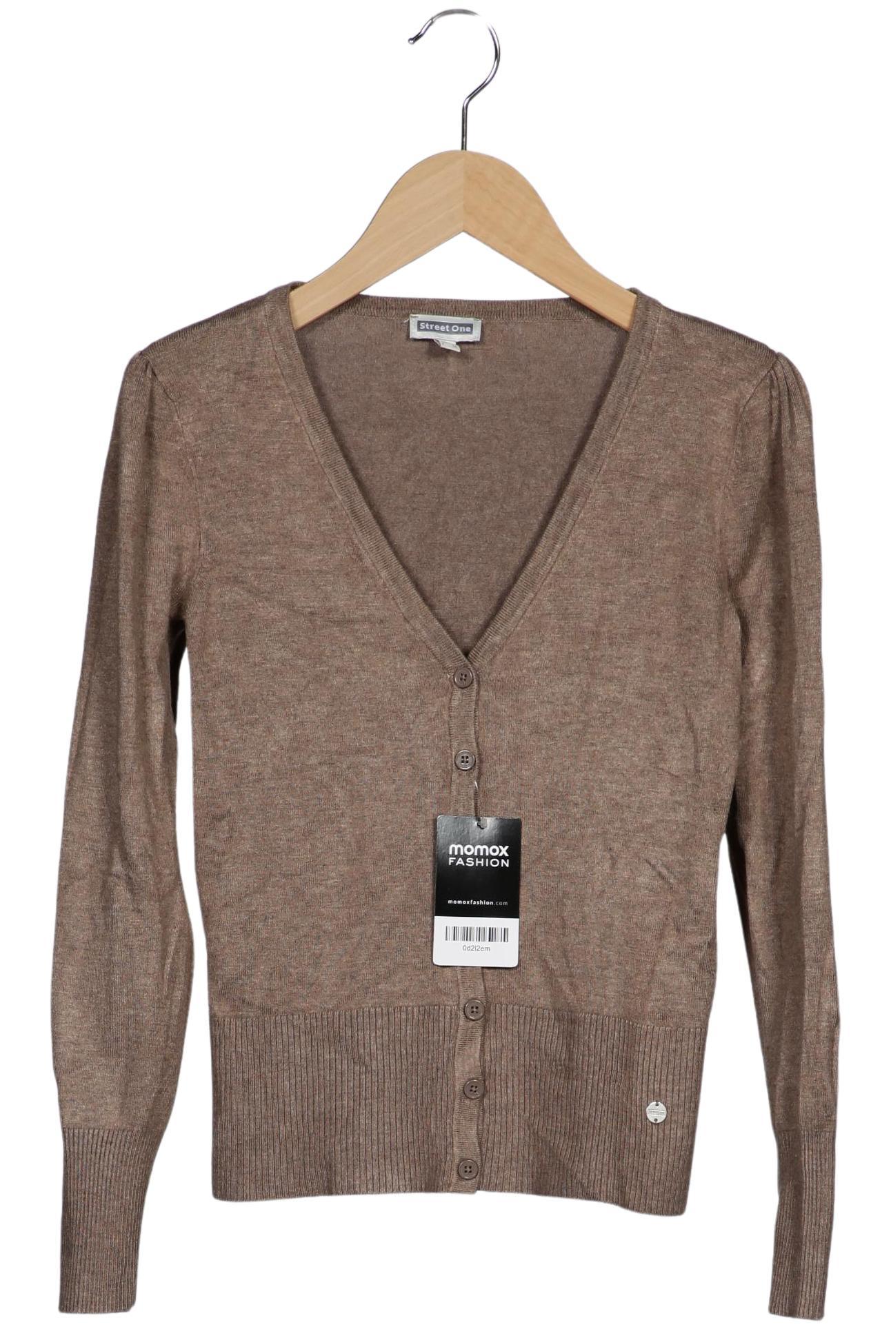 

Street One Damen Strickjacke, braun, Gr. 36