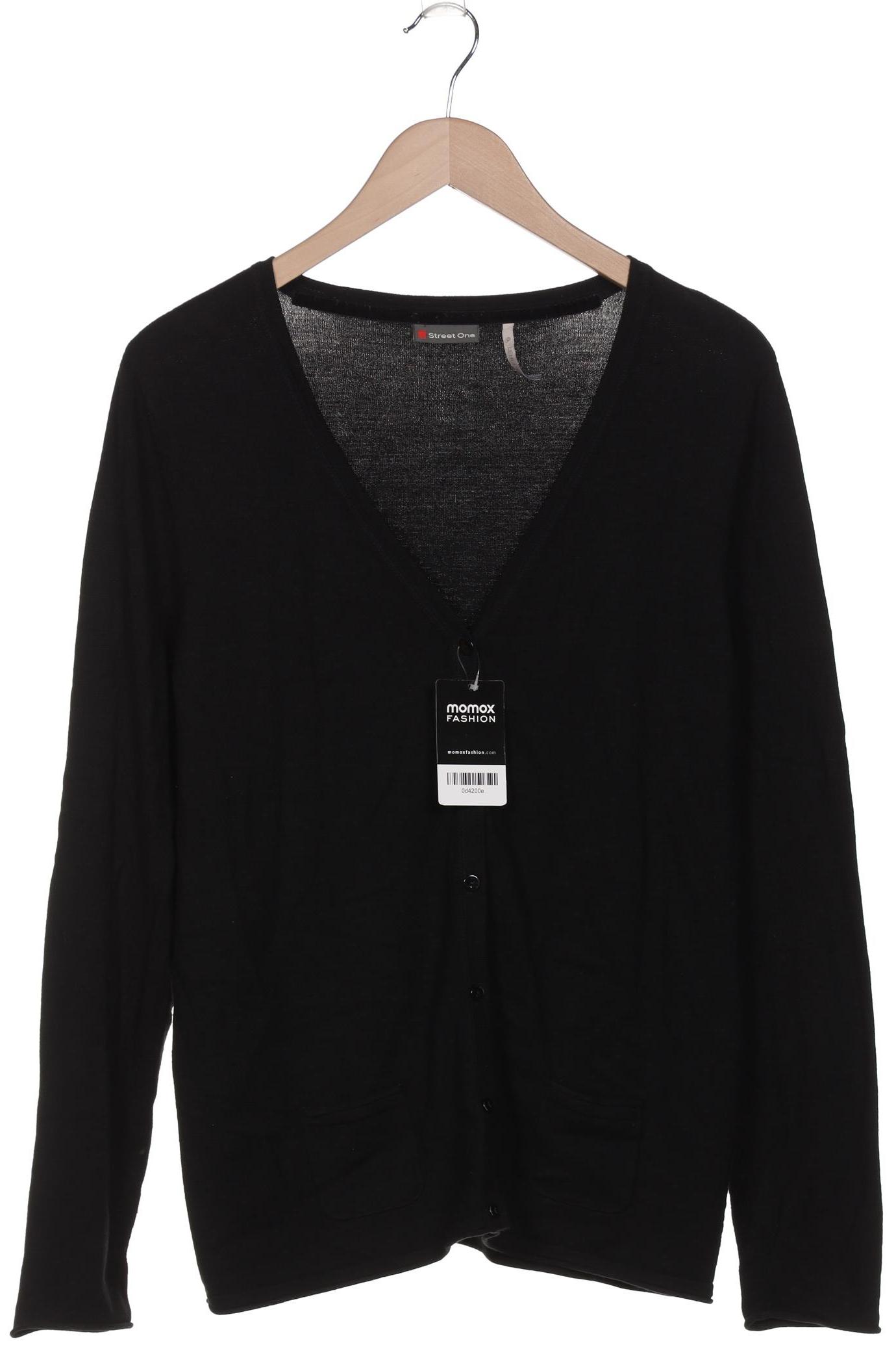 

Street One Damen Strickjacke, schwarz, Gr. 44