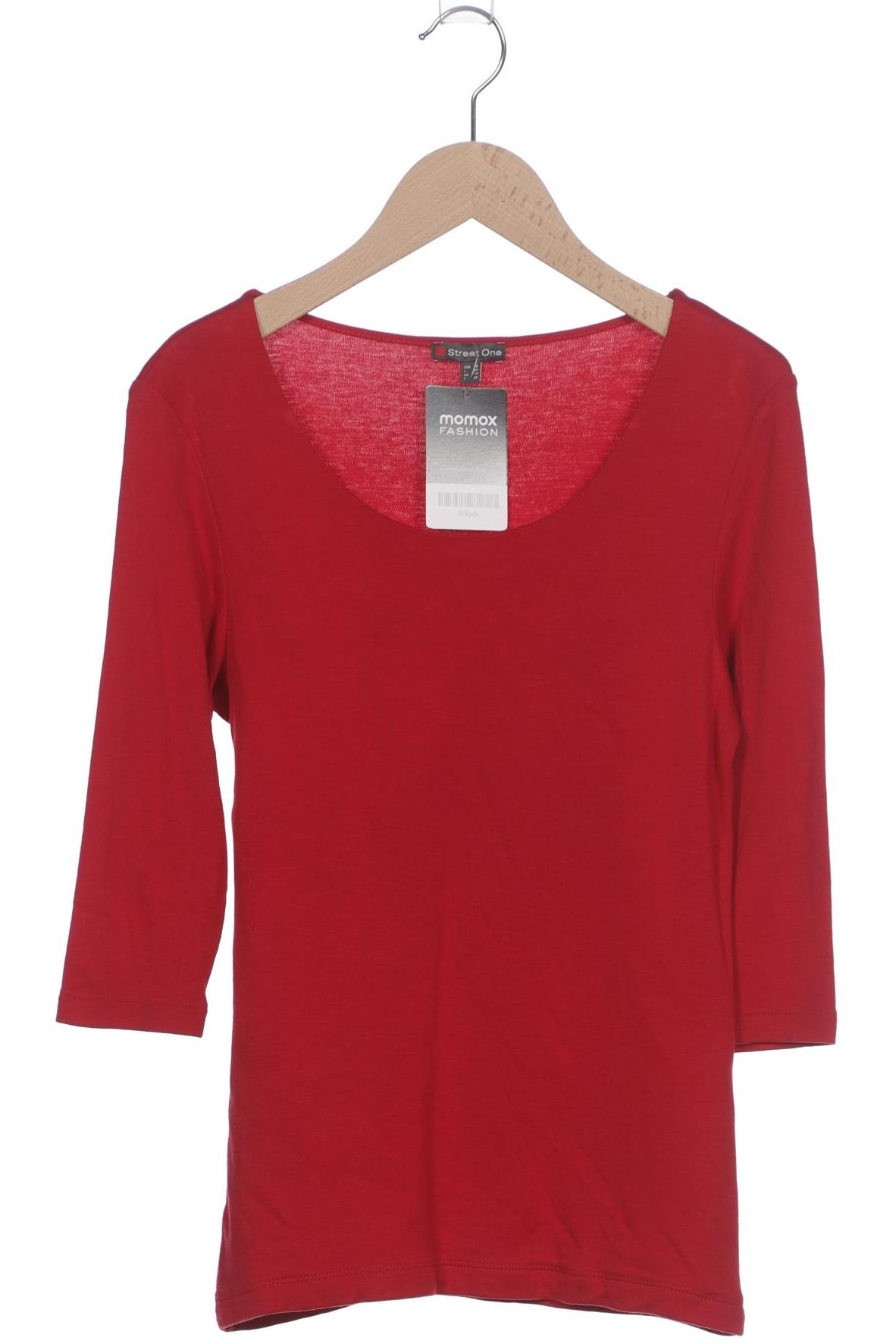 

Street One Damen Langarmshirt, rot, Gr. 36