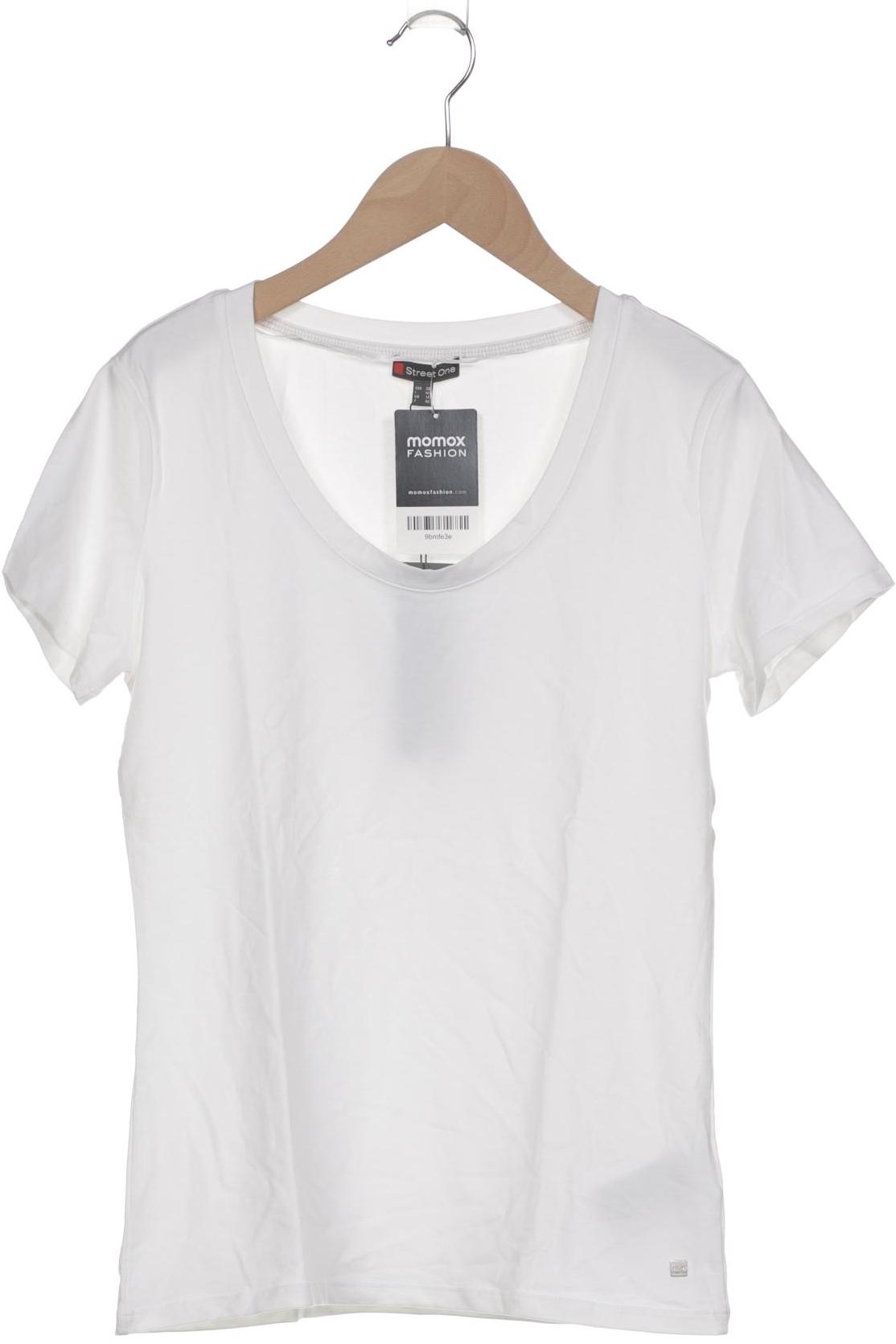 

Street One Damen T-Shirt, weiß, Gr. 38