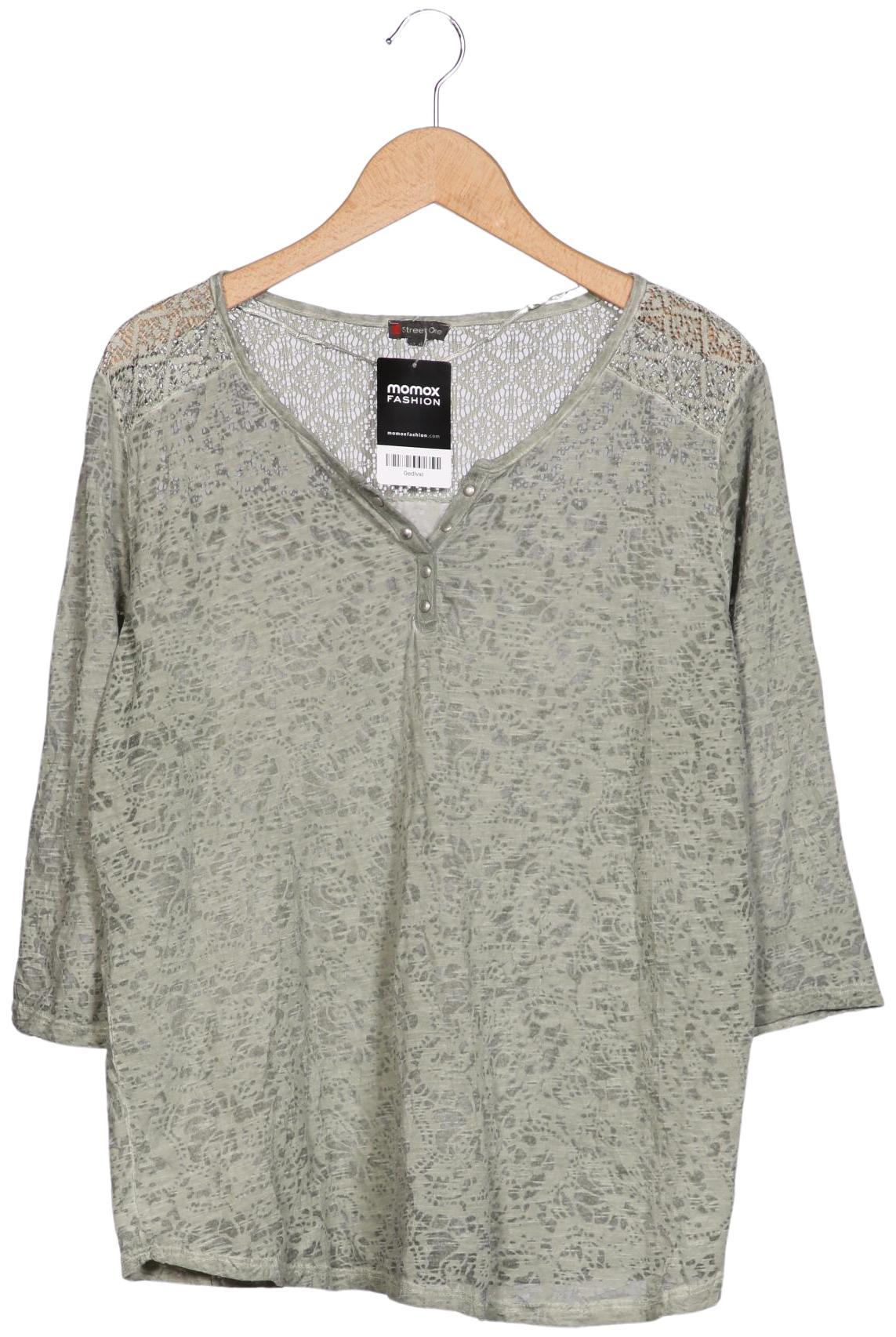 

Street One Damen Langarmshirt, grün, Gr. 40