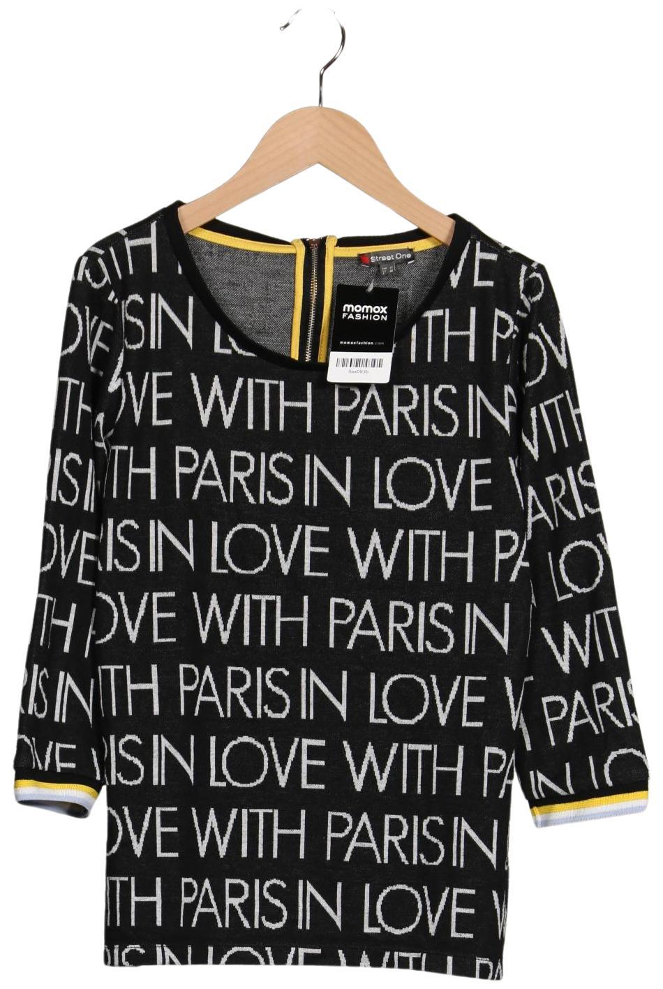 

Street One Damen Sweatshirt, schwarz, Gr. 38