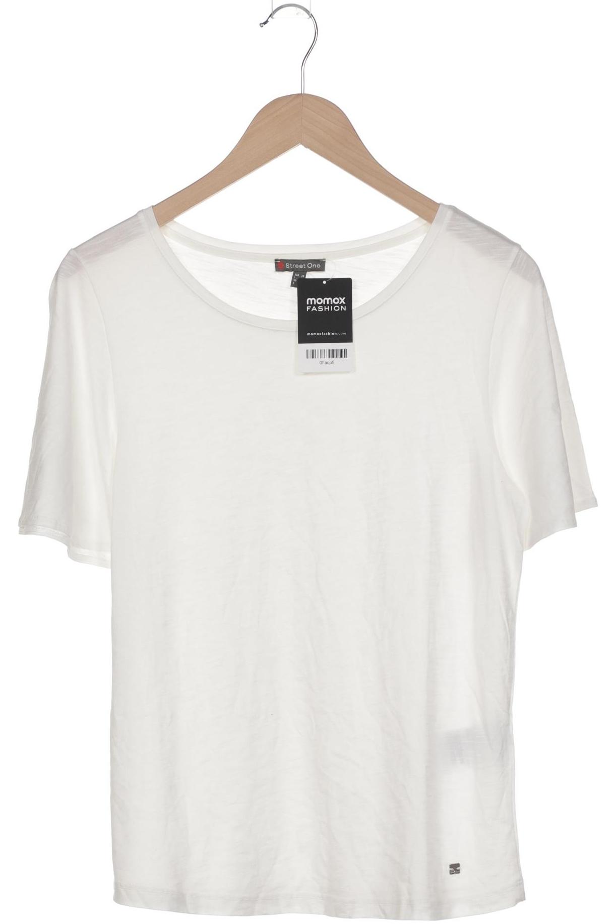 

Street One Damen T-Shirt, weiß, Gr. 38