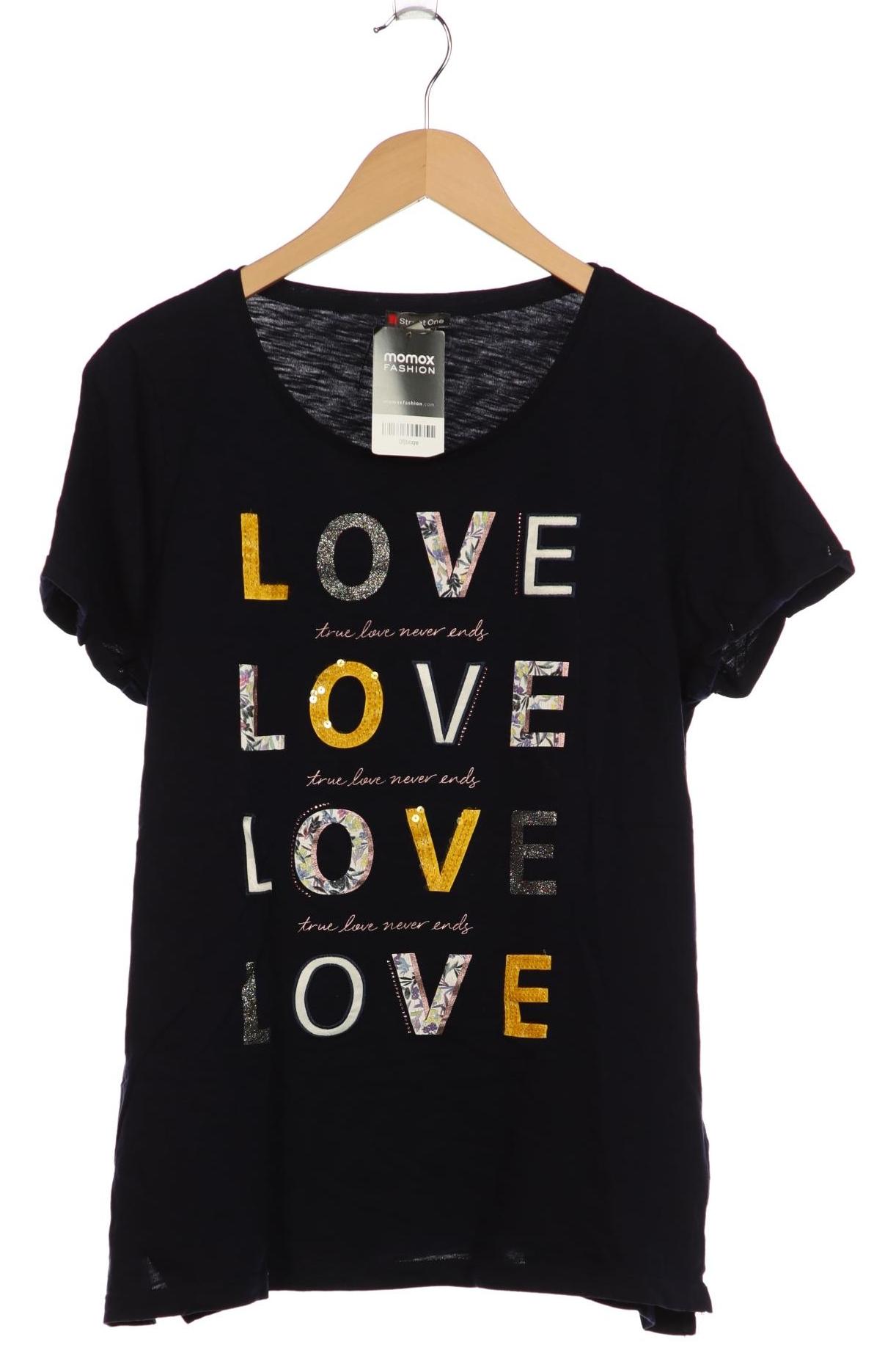 

Street One Damen T-Shirt, marineblau, Gr. 44