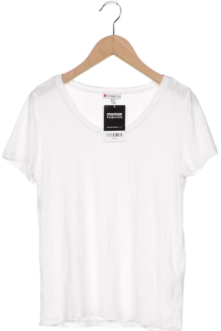 

Street One Damen T-Shirt, weiß, Gr. 36