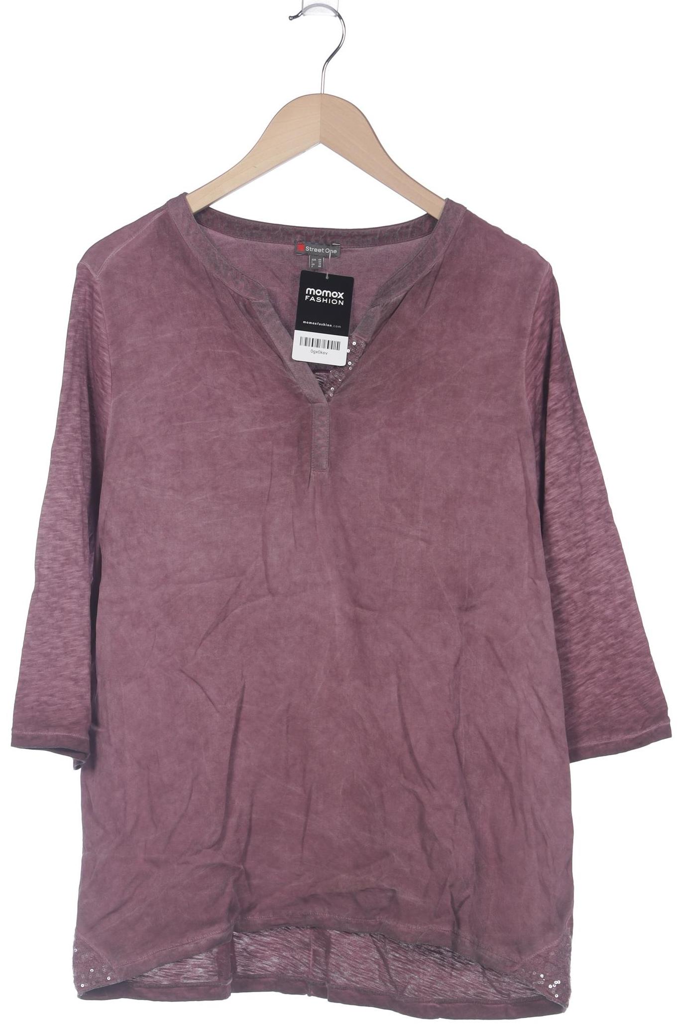 

Street One Damen Langarmshirt, pink, Gr. 44