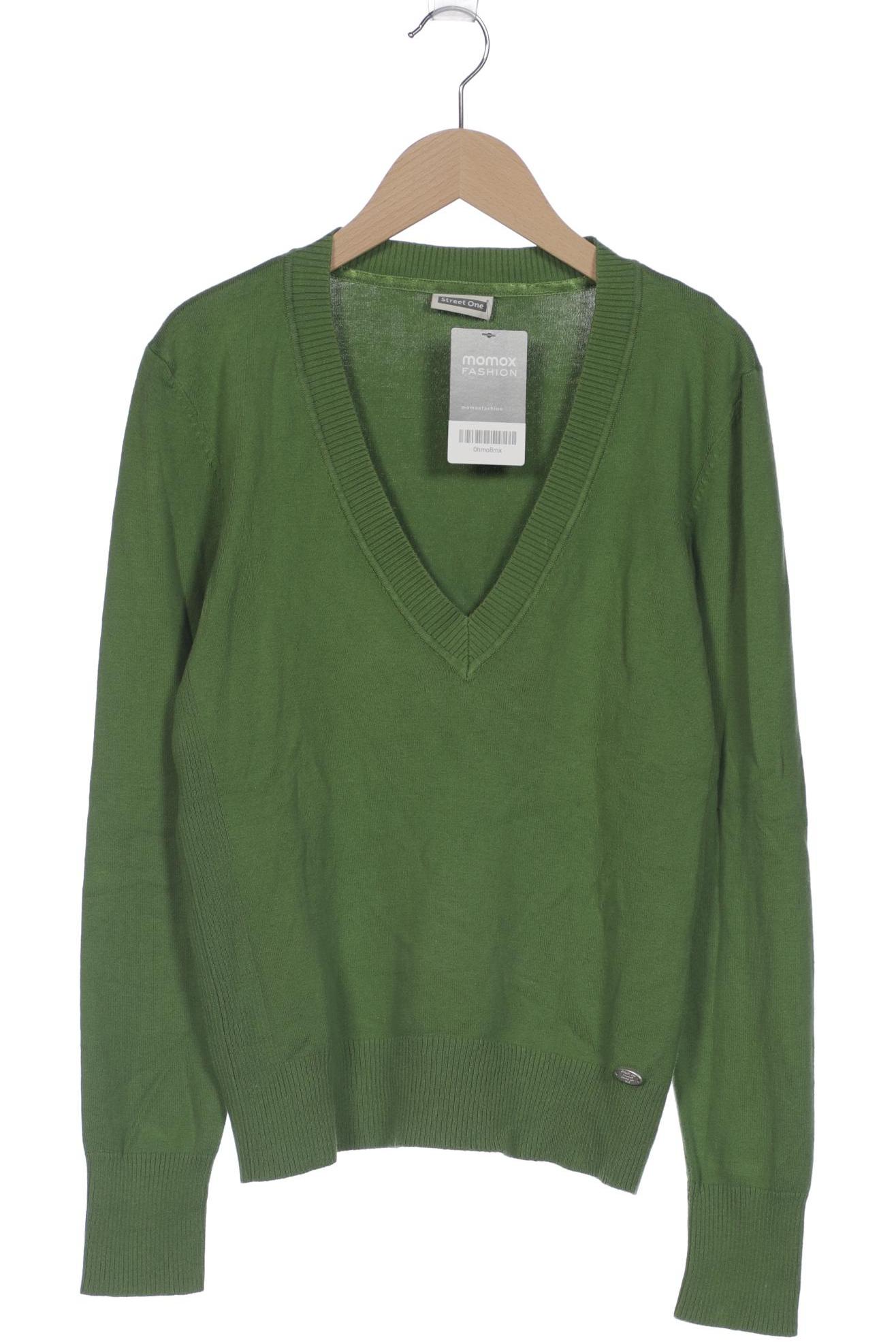 

Street One Damen Pullover, grün, Gr. 40