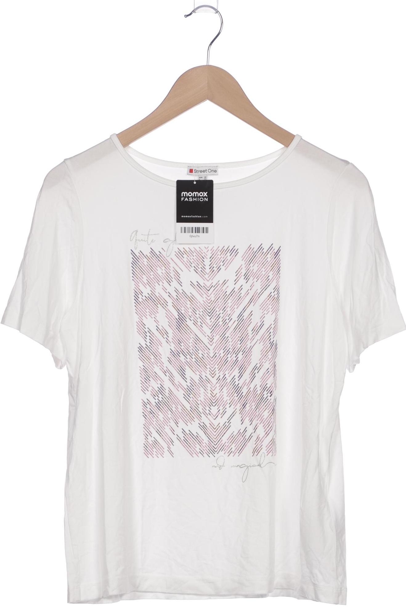 

Street One Damen T-Shirt, weiß, Gr. 38