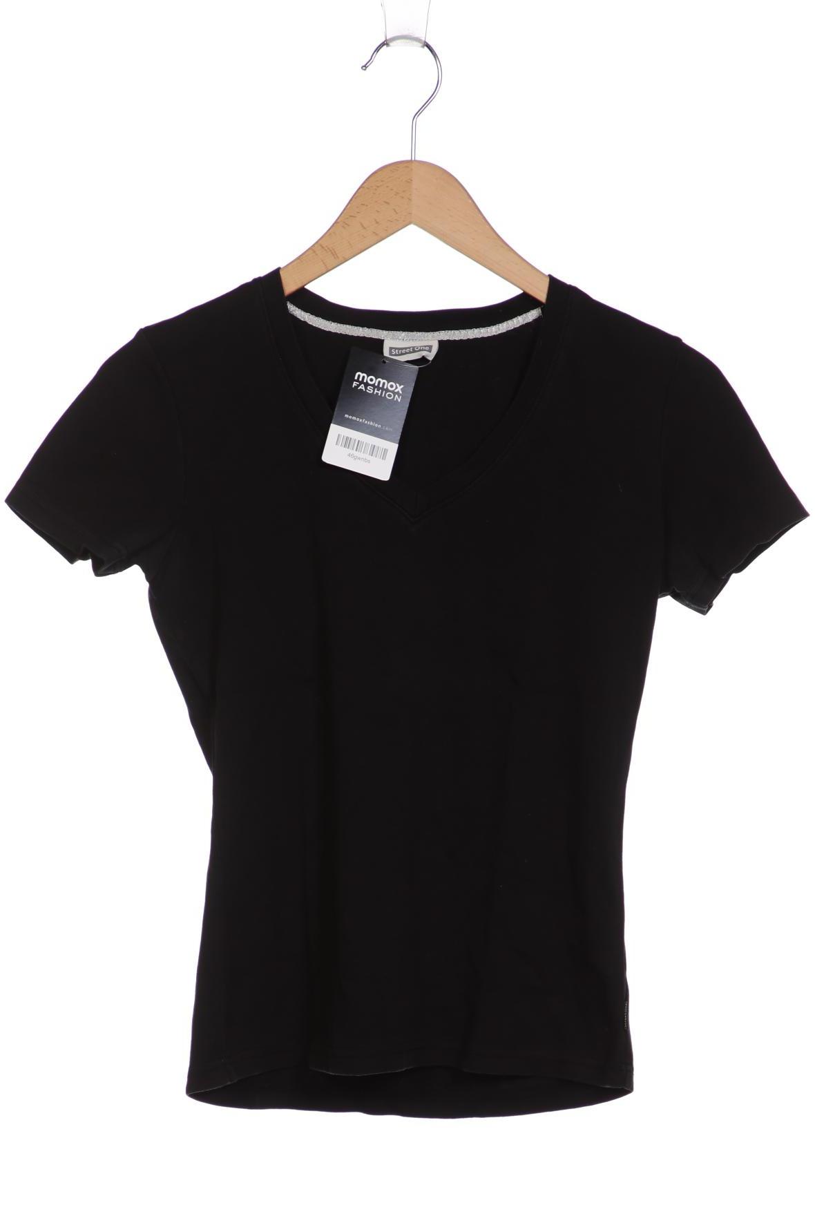 

Street One Damen T-Shirt, schwarz, Gr. 40