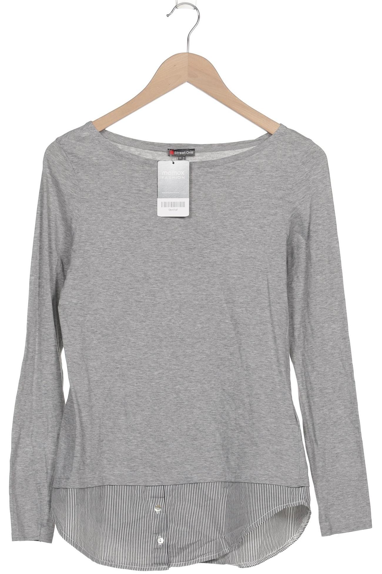 

Street One Damen Langarmshirt, grau, Gr. 36
