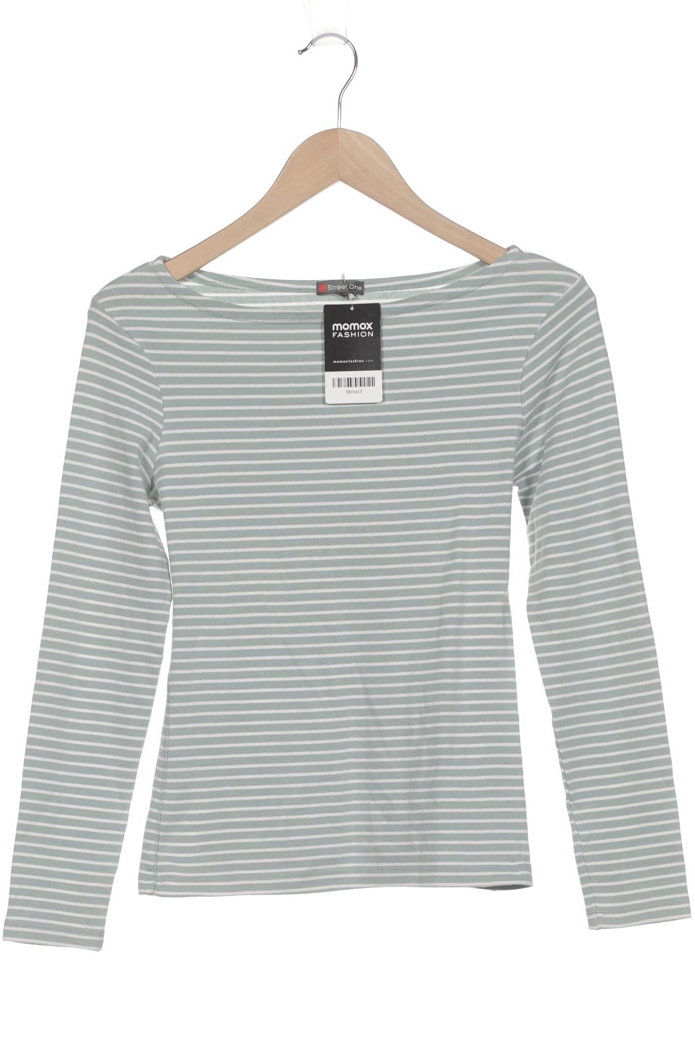 

Street One Damen Langarmshirt, türkis, Gr. 34