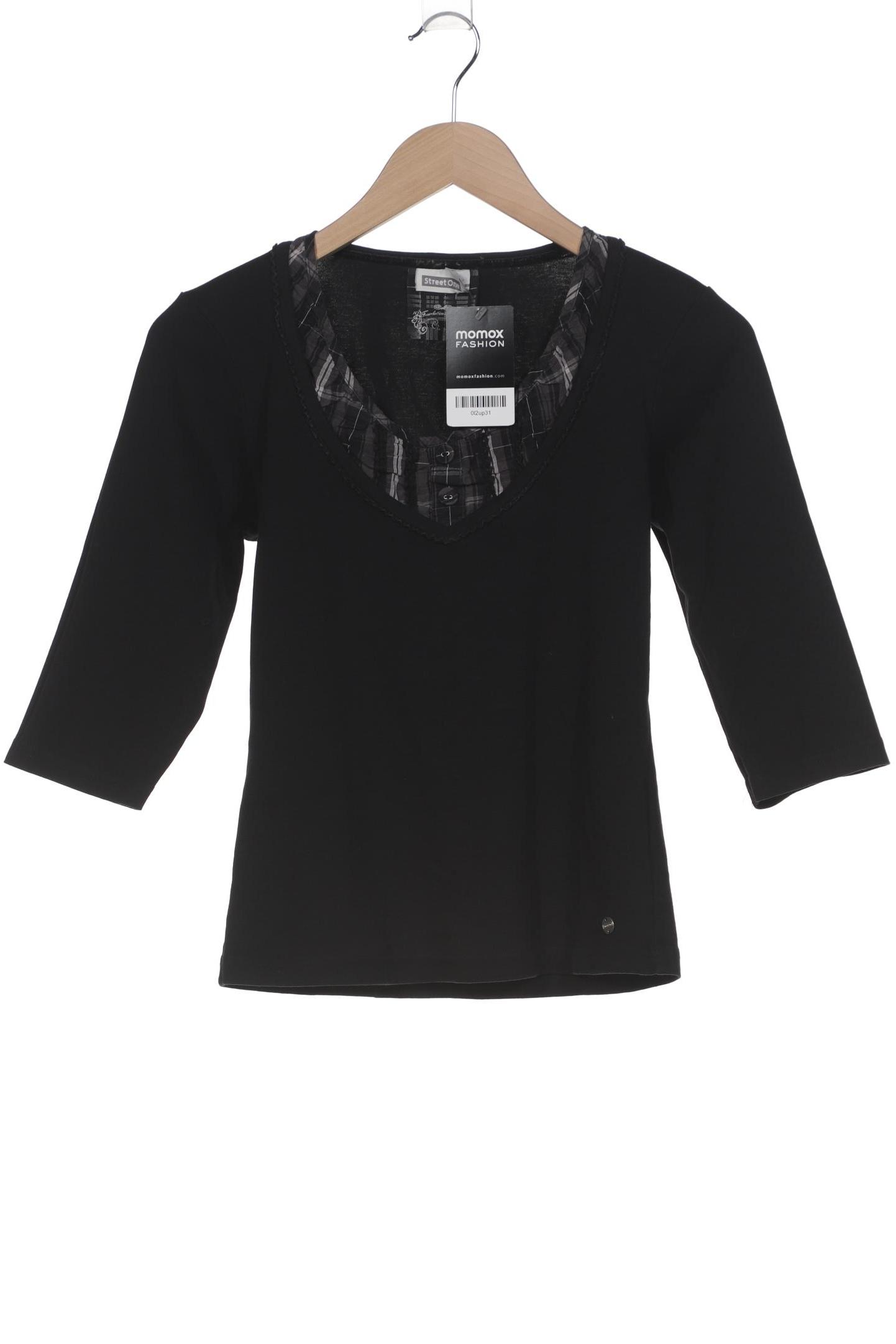

Street One Damen Langarmshirt, schwarz, Gr. 38