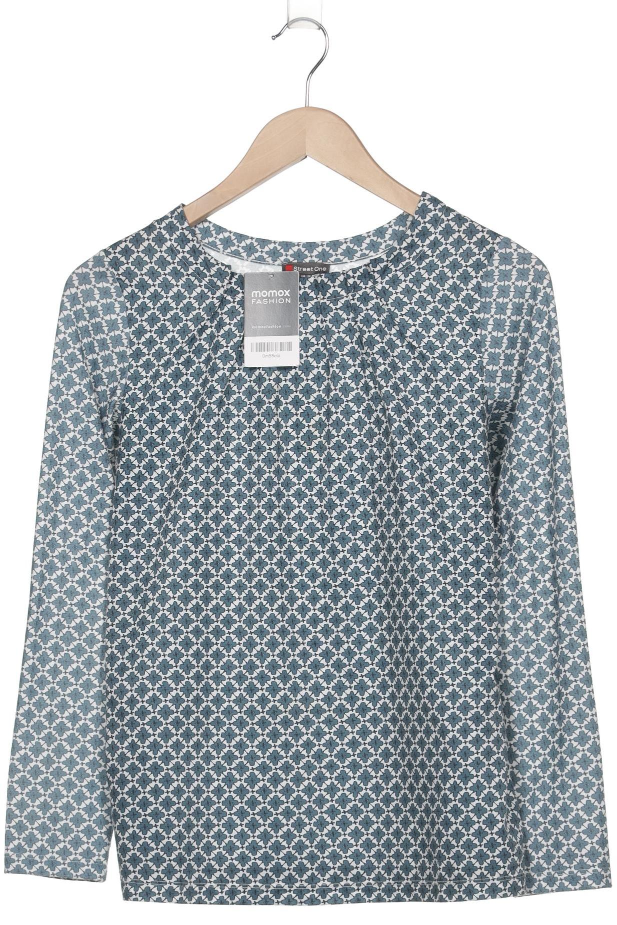 

Street One Damen Langarmshirt, blau, Gr. 36
