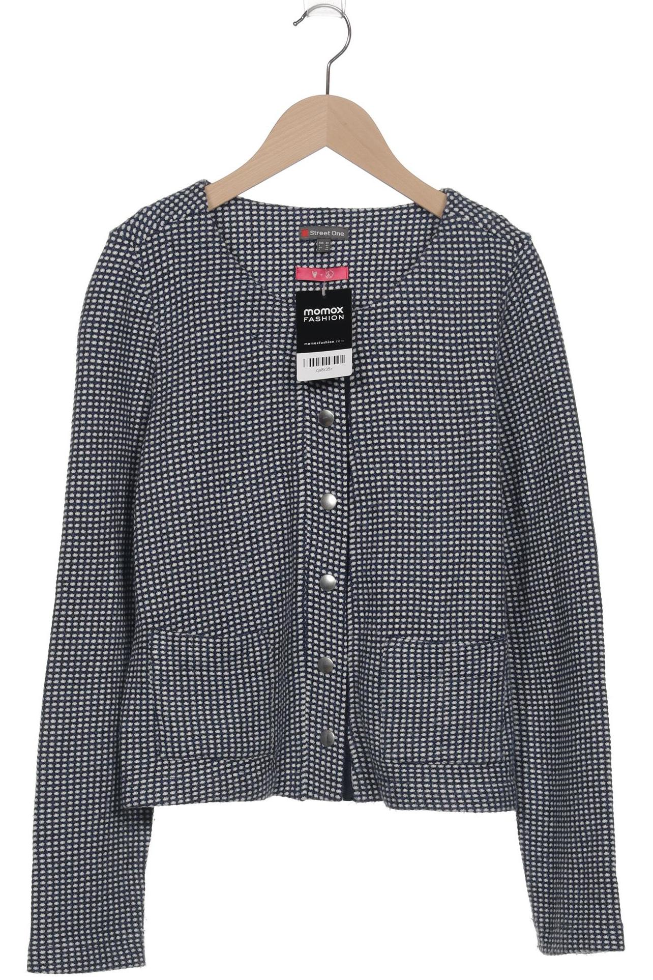 

Street One Damen Strickjacke, blau, Gr. 38