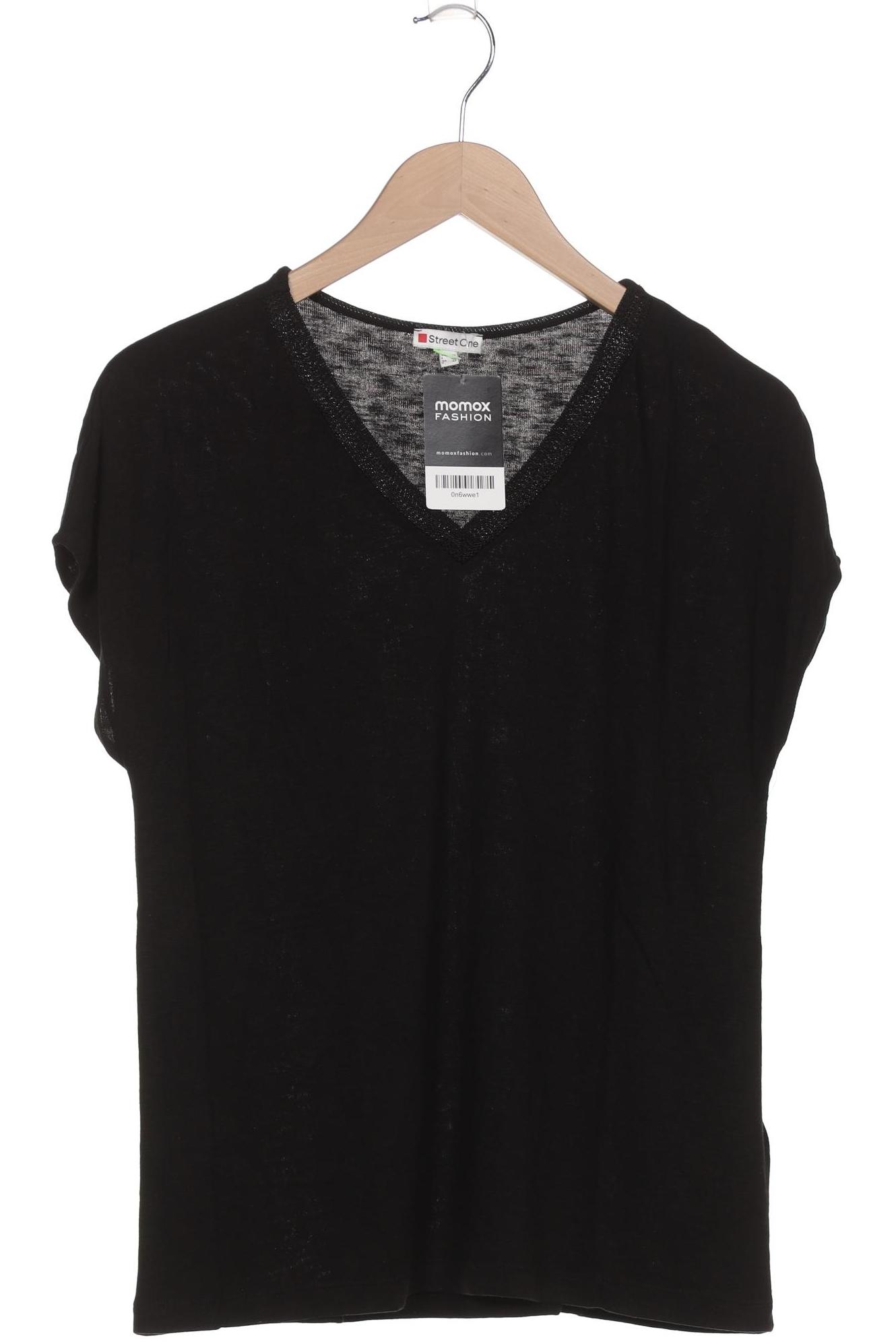 

Street One Damen T-Shirt, schwarz, Gr. 40