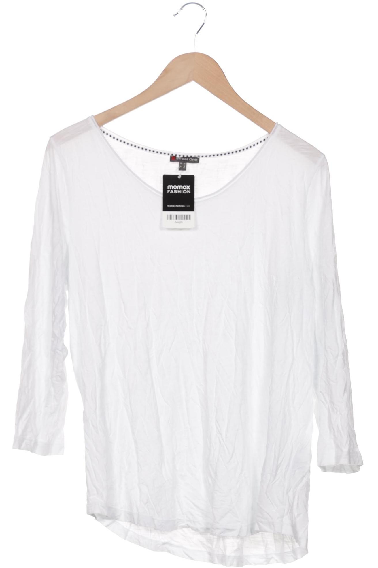 

Street One Damen Langarmshirt, weiß, Gr. 42