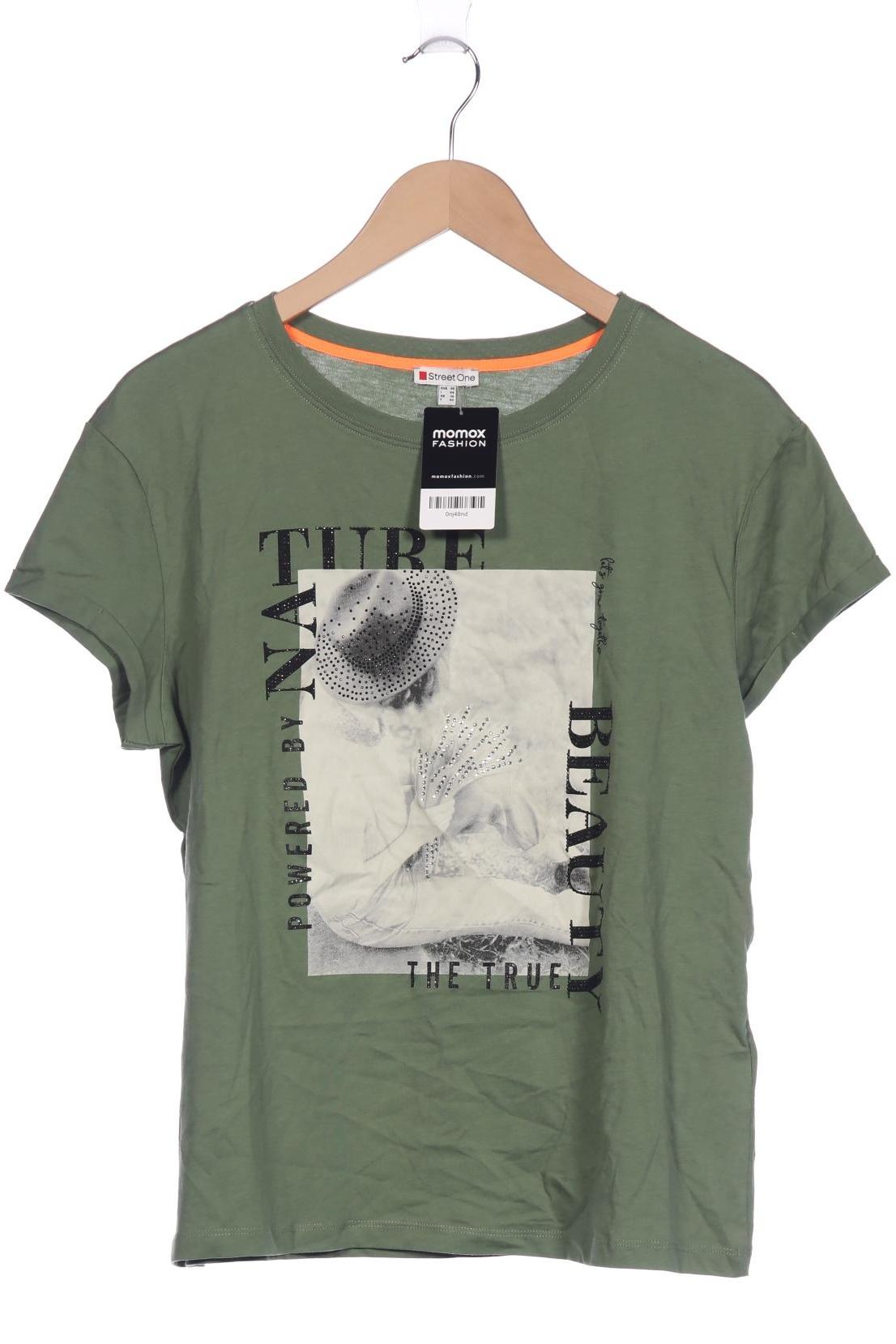 

Street One Damen T-Shirt, grün, Gr. 40