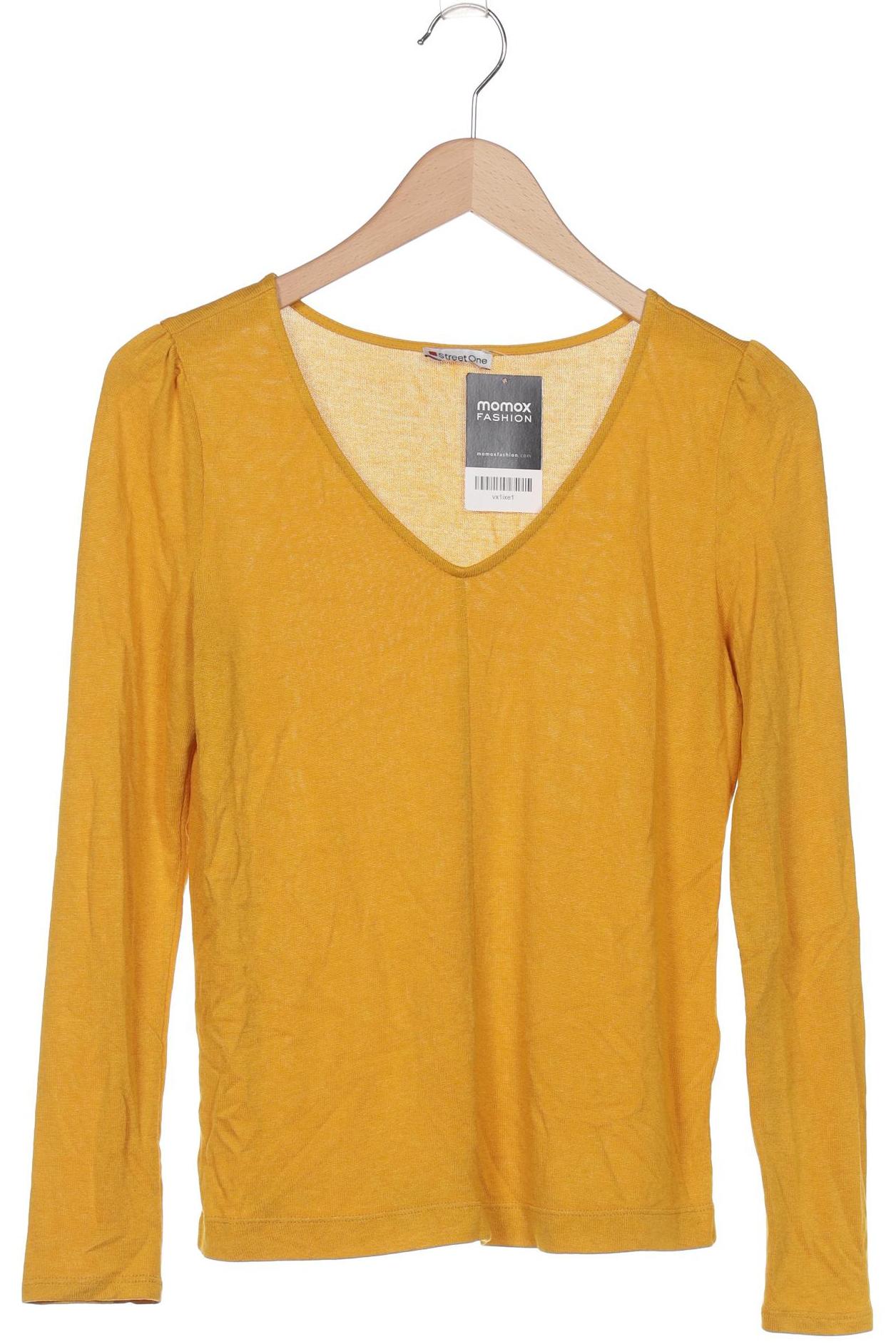 

Street One Damen Pullover, gelb, Gr. 34