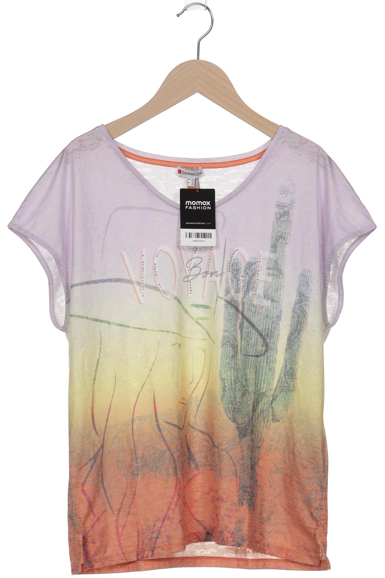 

Street One Damen T-Shirt, mehrfarbig, Gr. 40