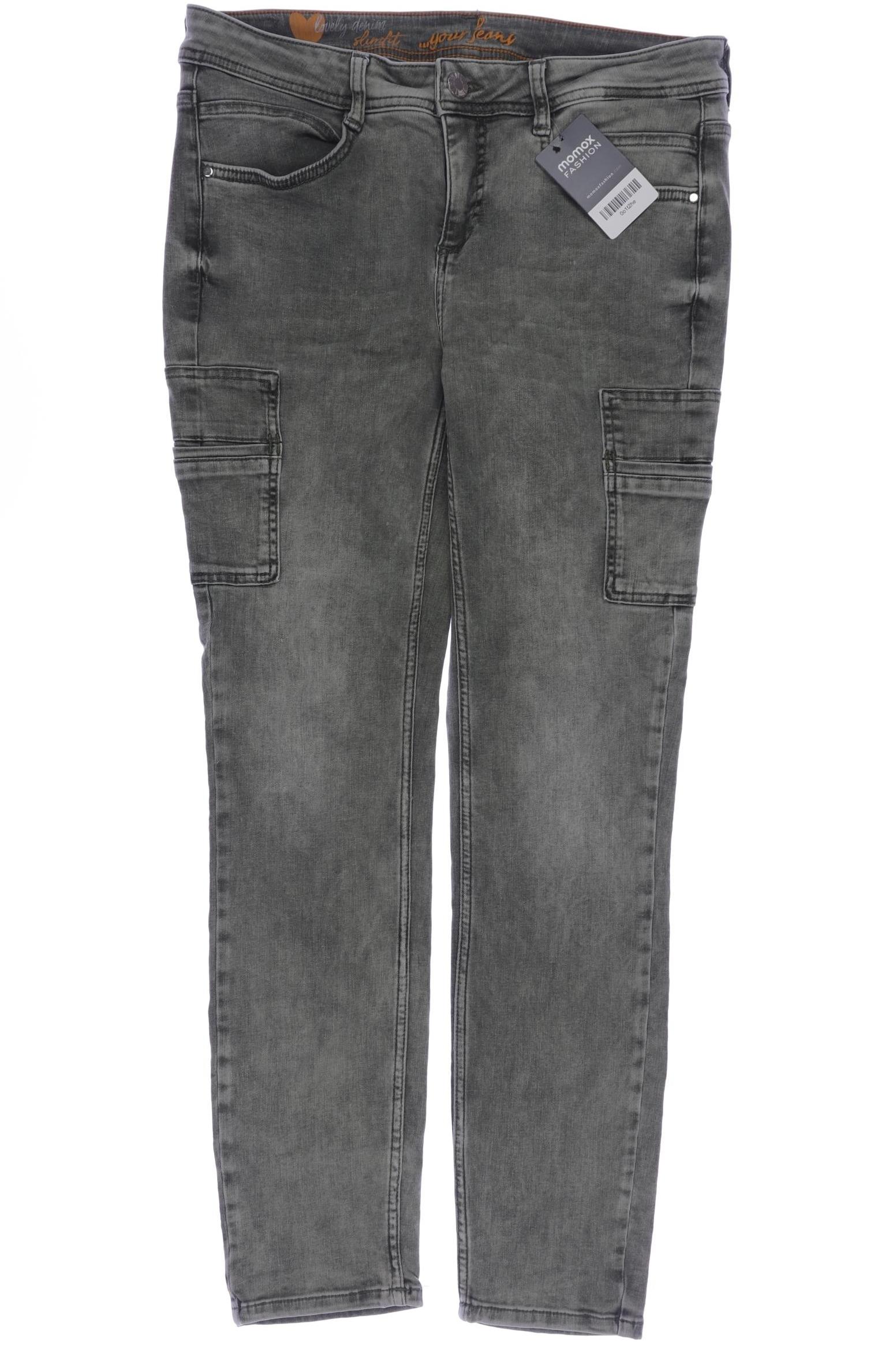 

Street One Damen Jeans, grün, Gr. 30