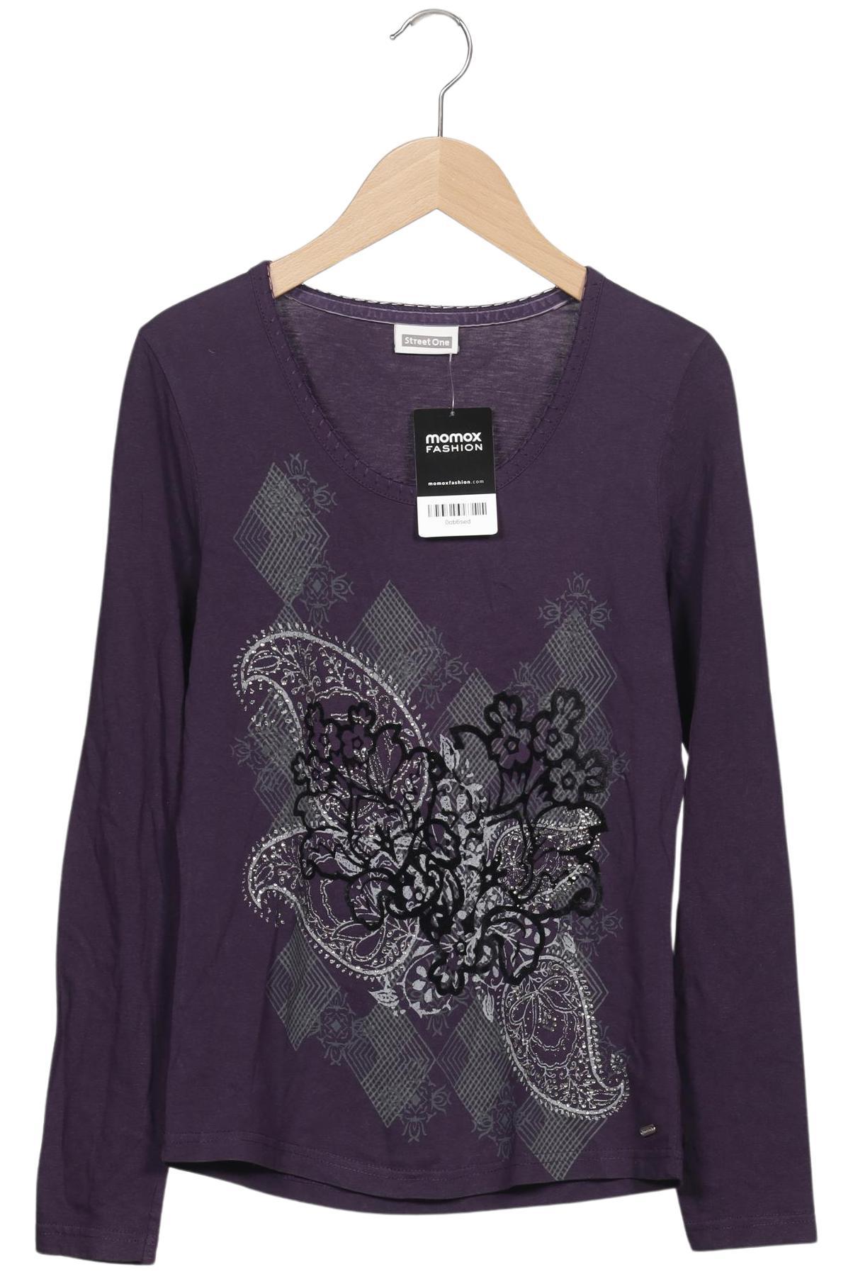 

Street One Damen Langarmshirt, flieder, Gr. 36