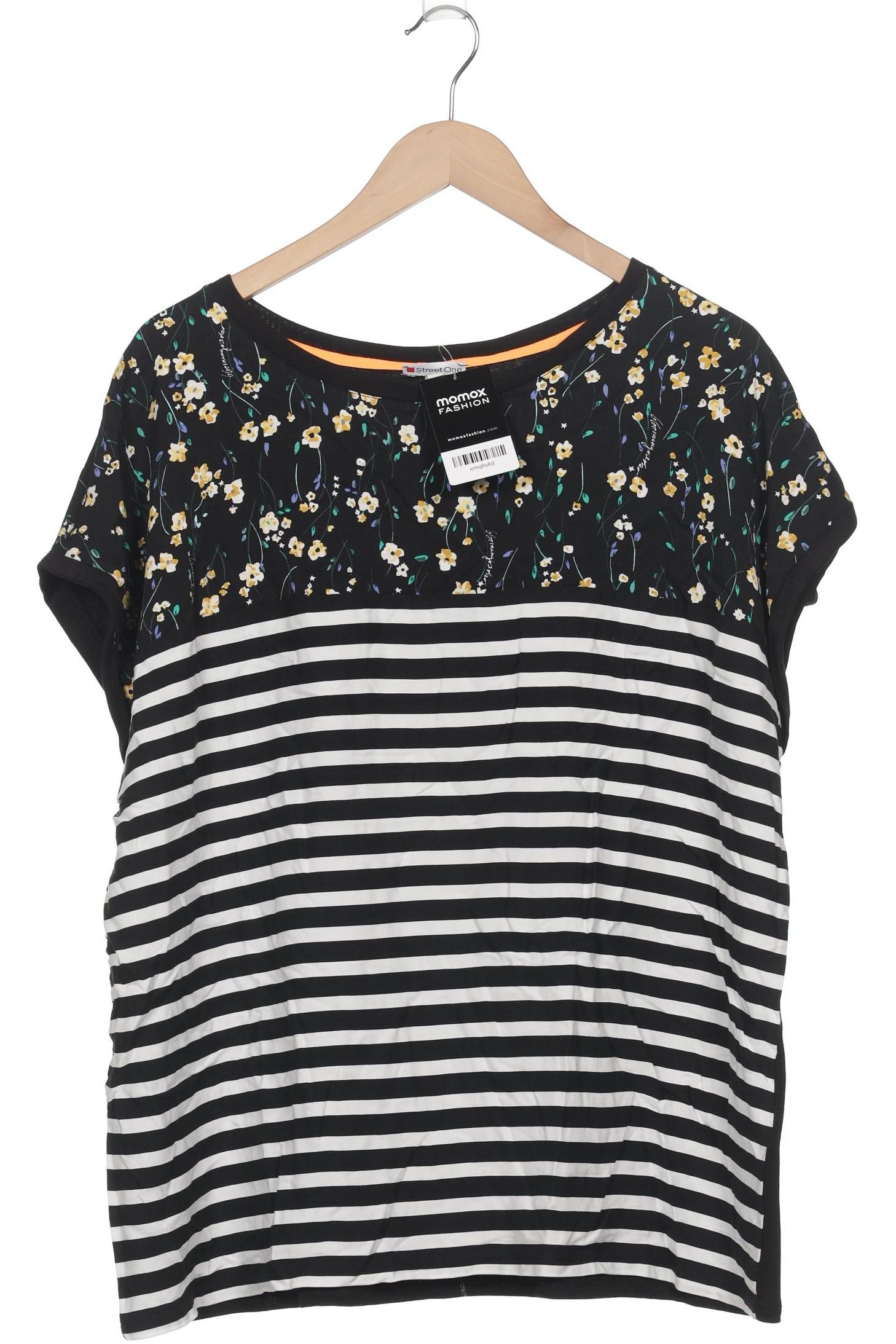 

Street One Damen T-Shirt, schwarz, Gr. 46