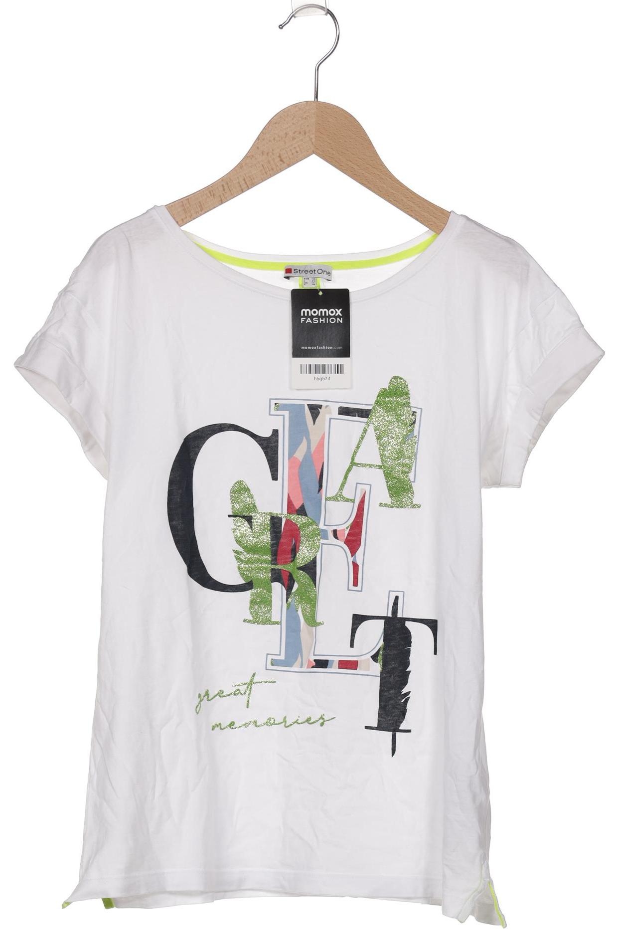

Street One Damen T-Shirt, weiß, Gr. 36