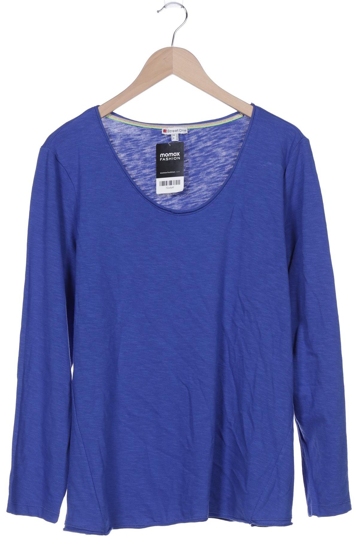 

Street One Damen Langarmshirt, blau, Gr. 46