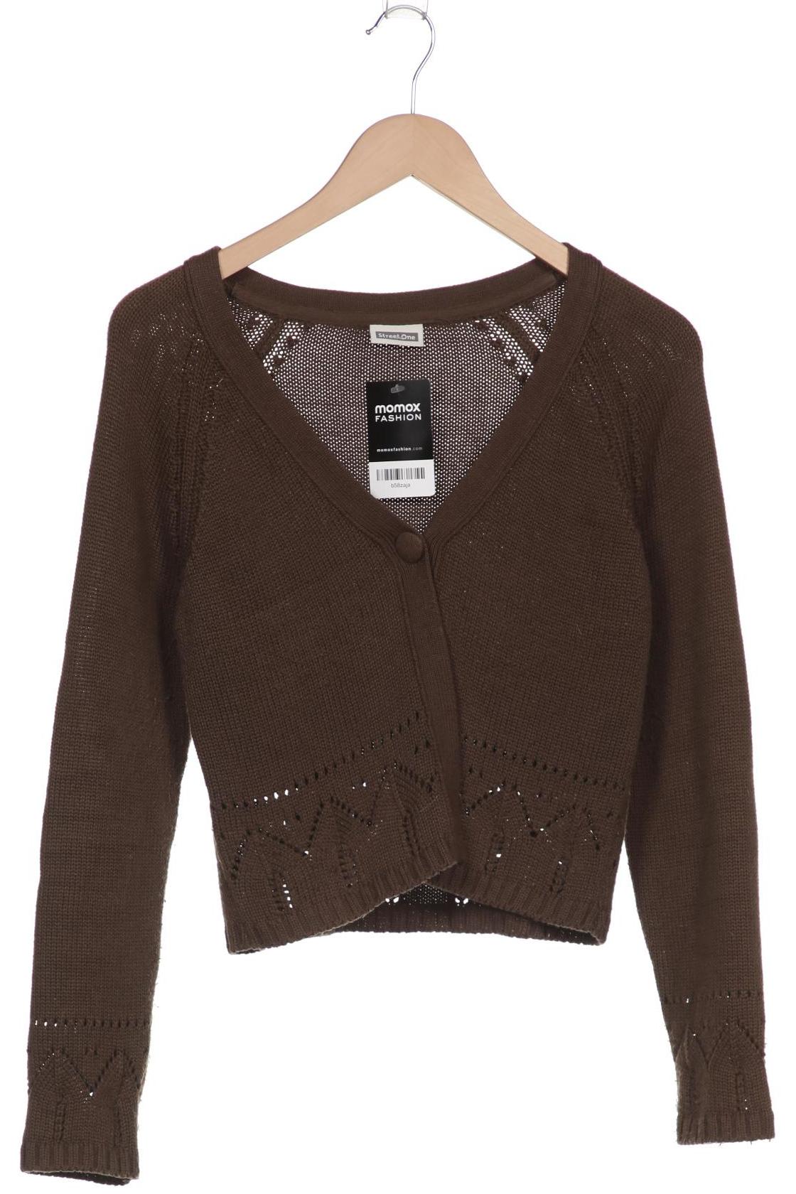 

Street One Damen Strickjacke, braun, Gr. 38