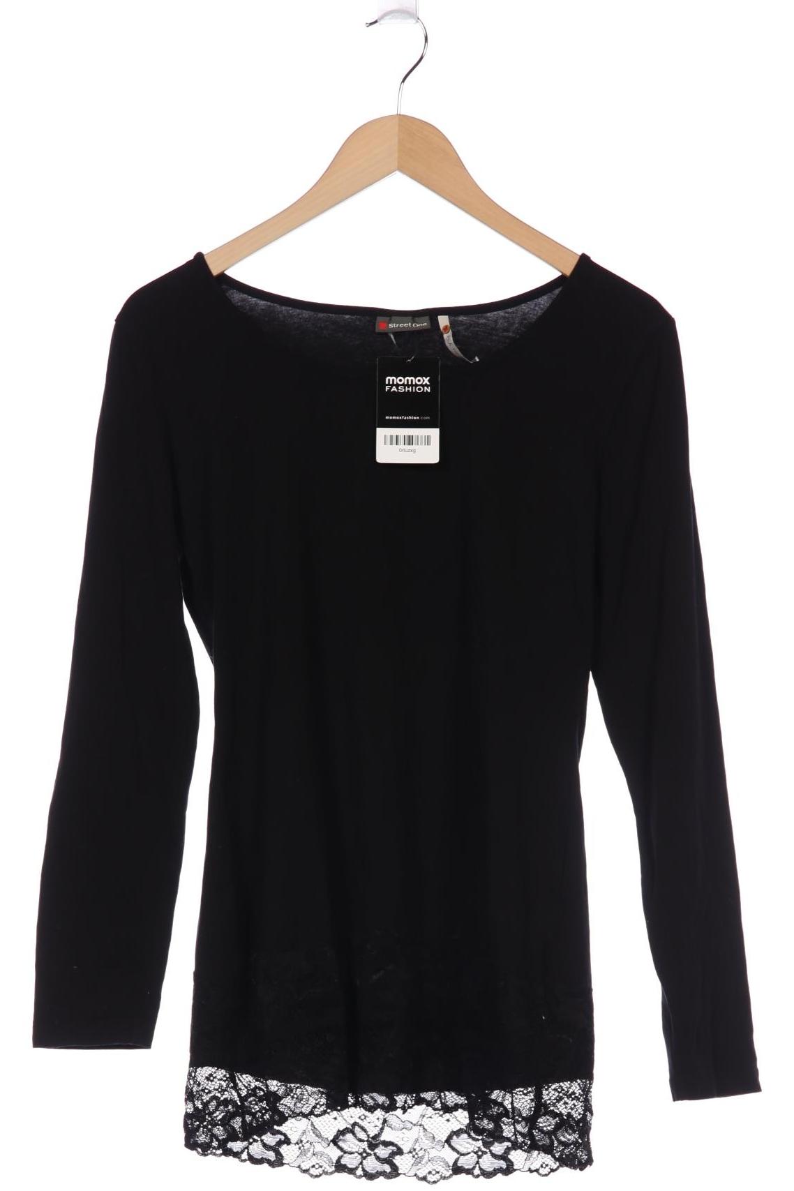

Street One Damen Langarmshirt, schwarz, Gr. 40