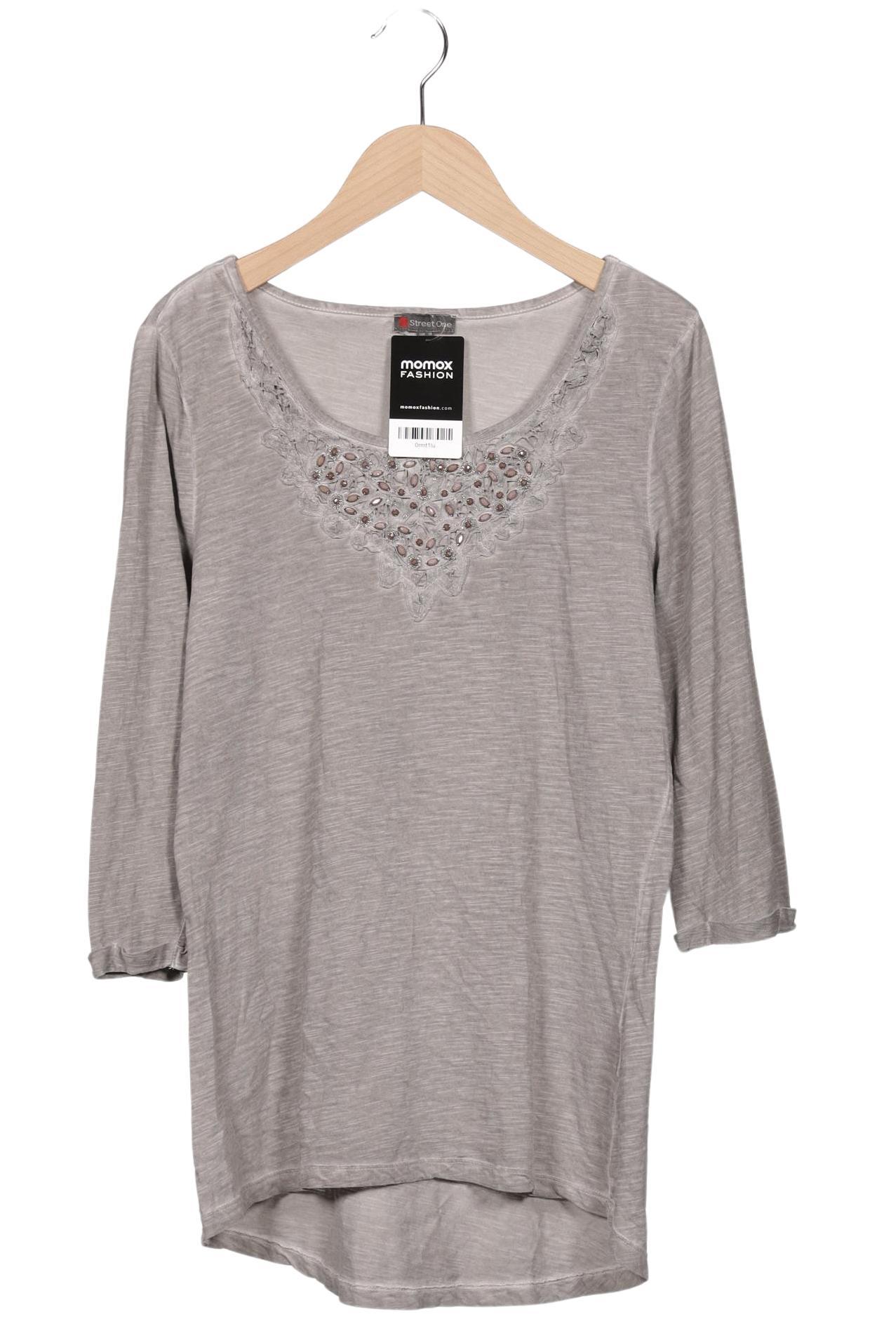 

Street One Damen Langarmshirt, grau, Gr. 38
