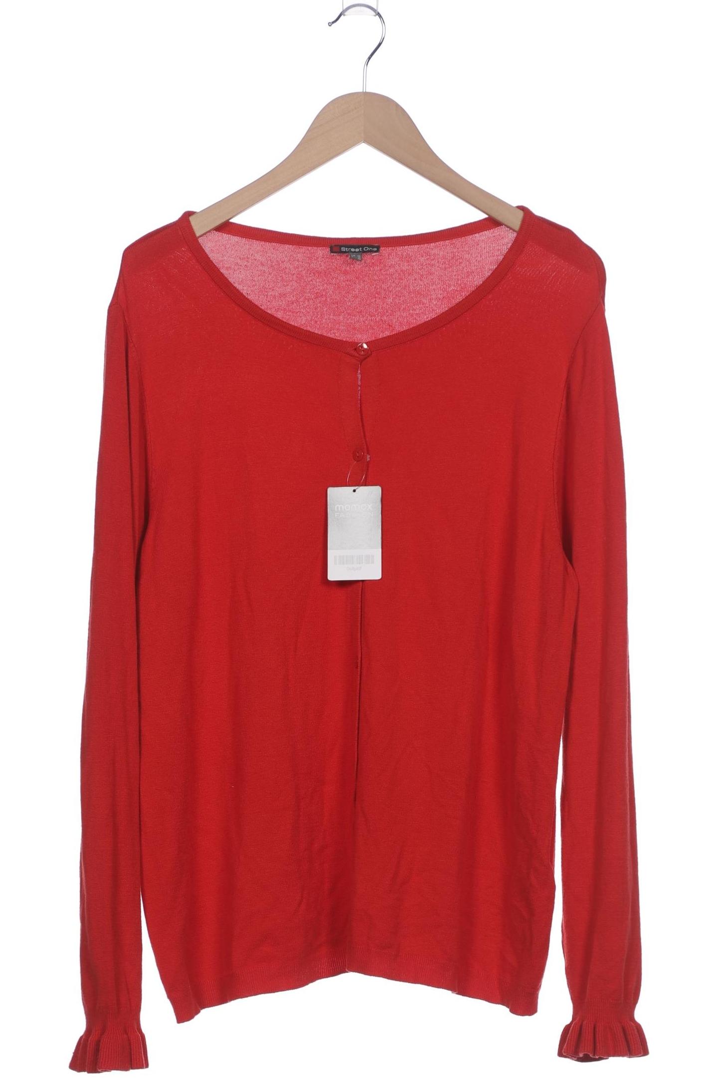 

Street One Damen Strickjacke, rot, Gr. 44