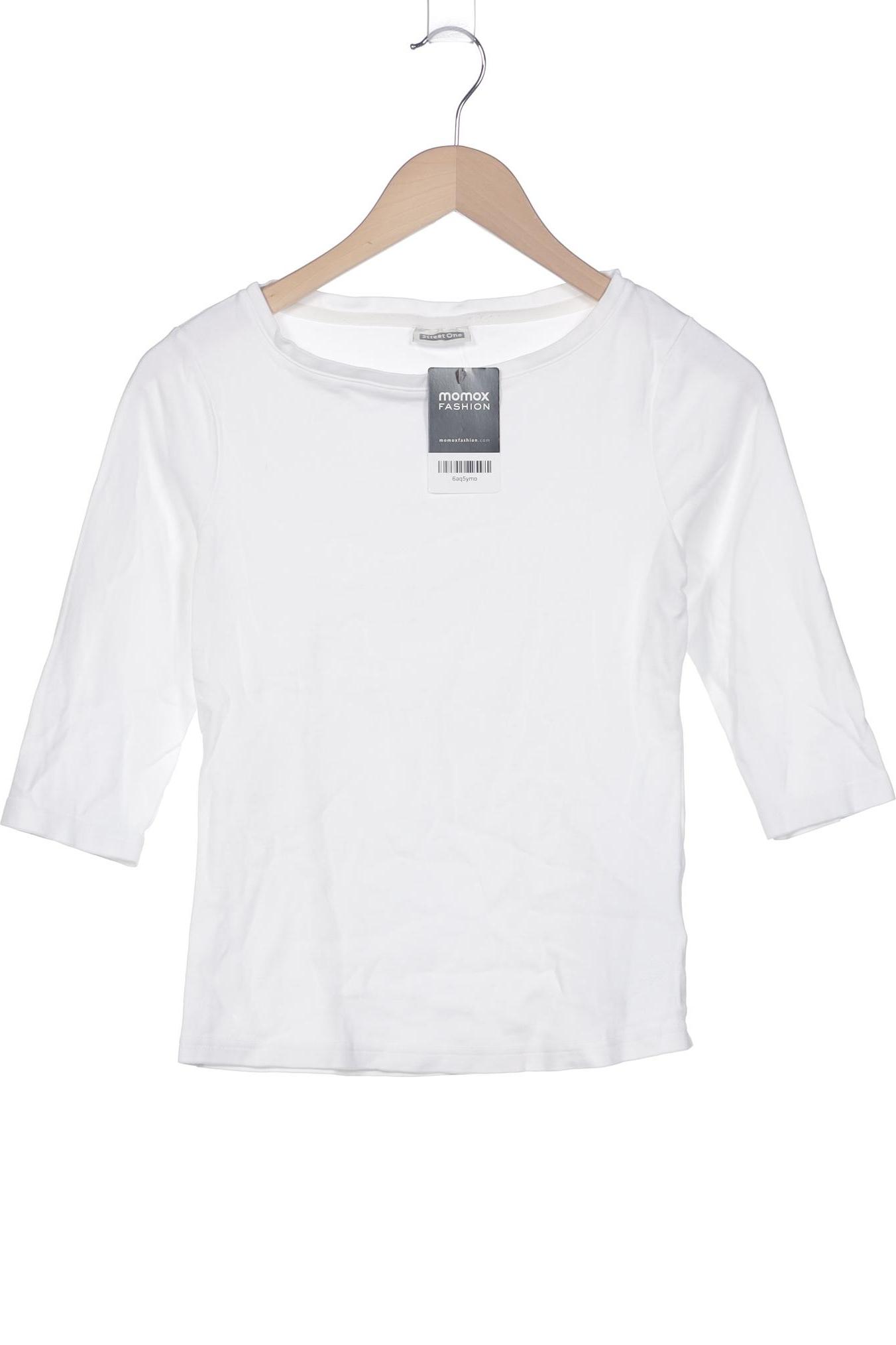 

Street One Damen Langarmshirt, weiß, Gr. 38