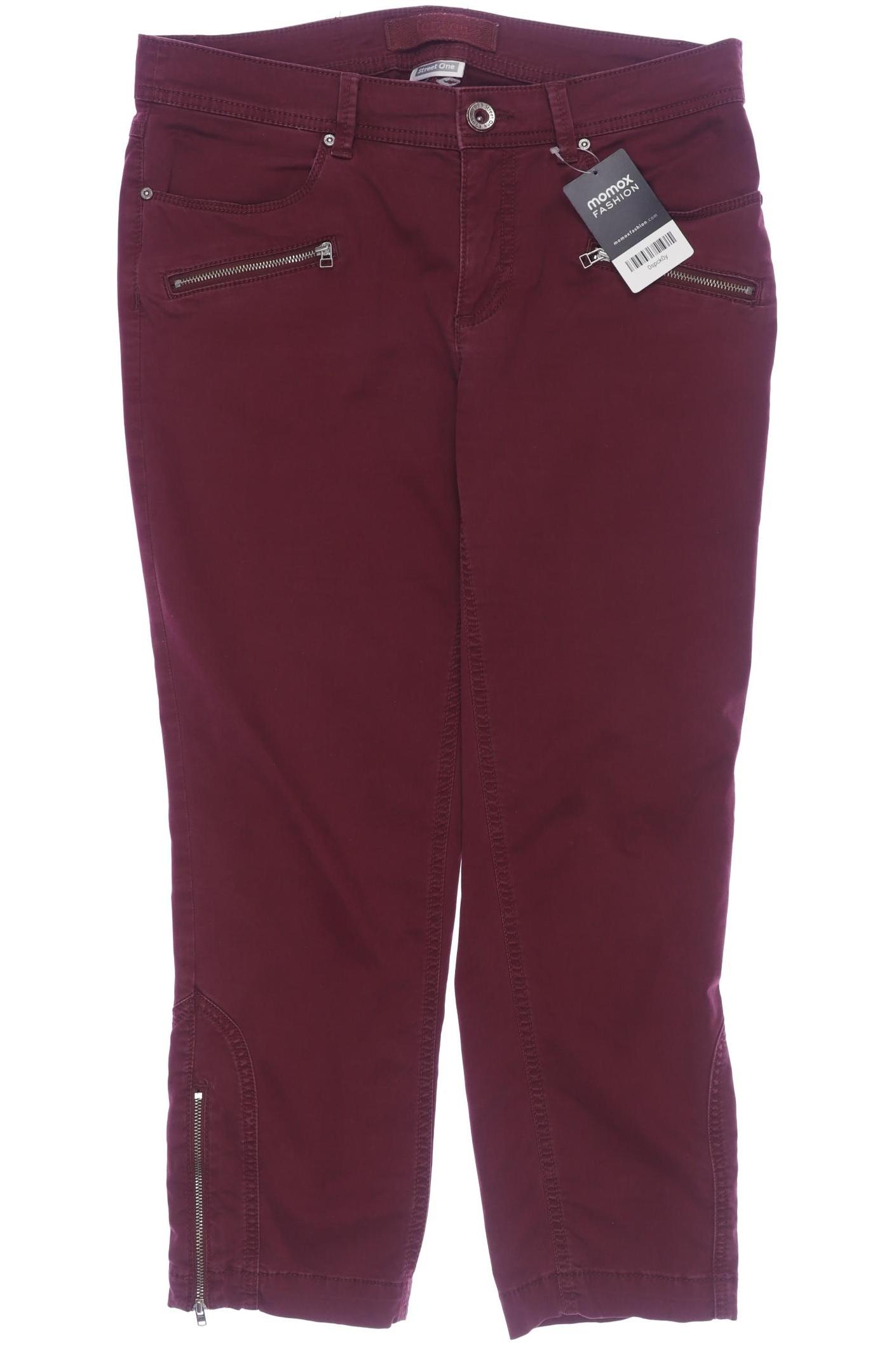 

Street One Damen Jeans, bordeaux, Gr. 38