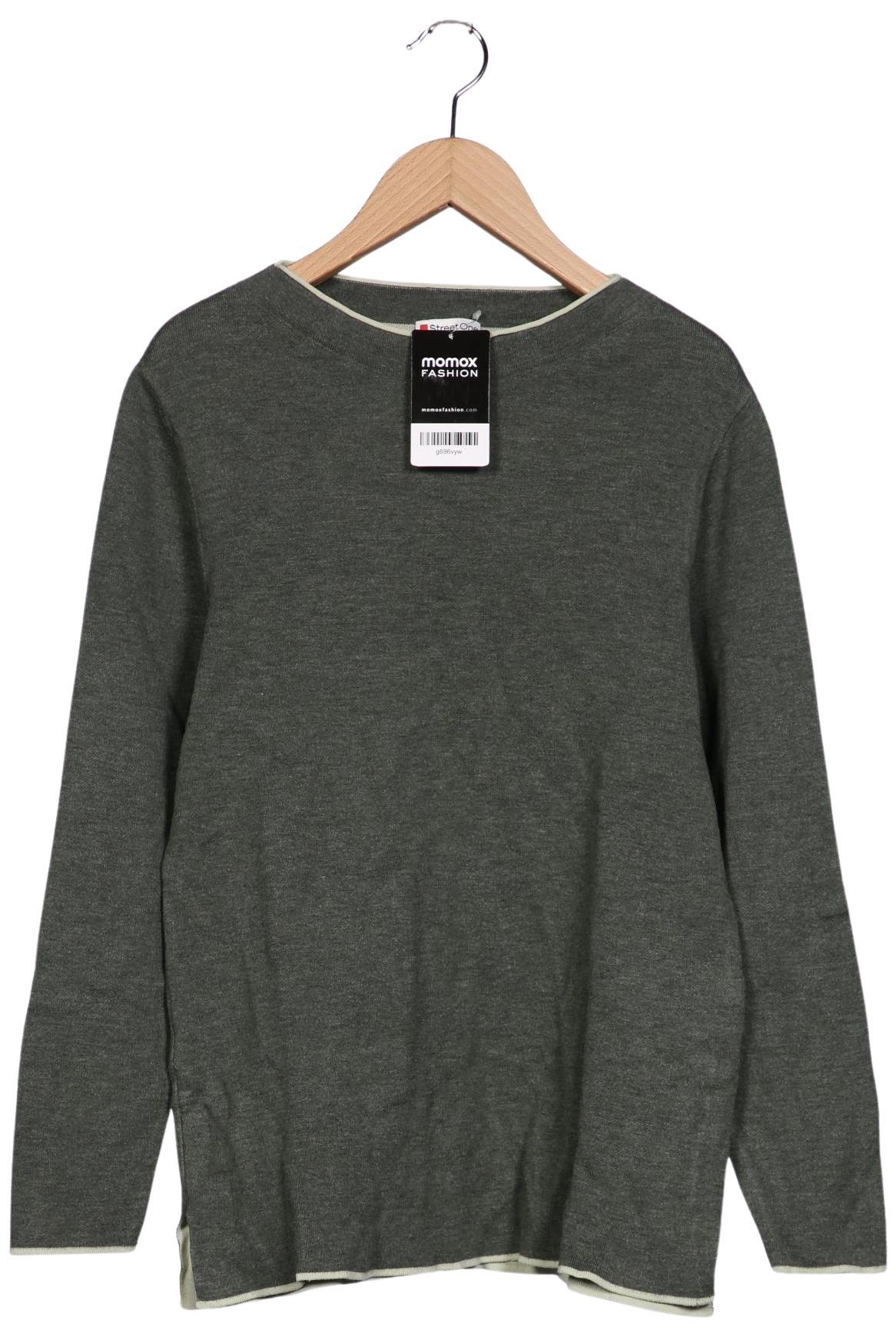 

Street One Damen Pullover, grün, Gr. 40